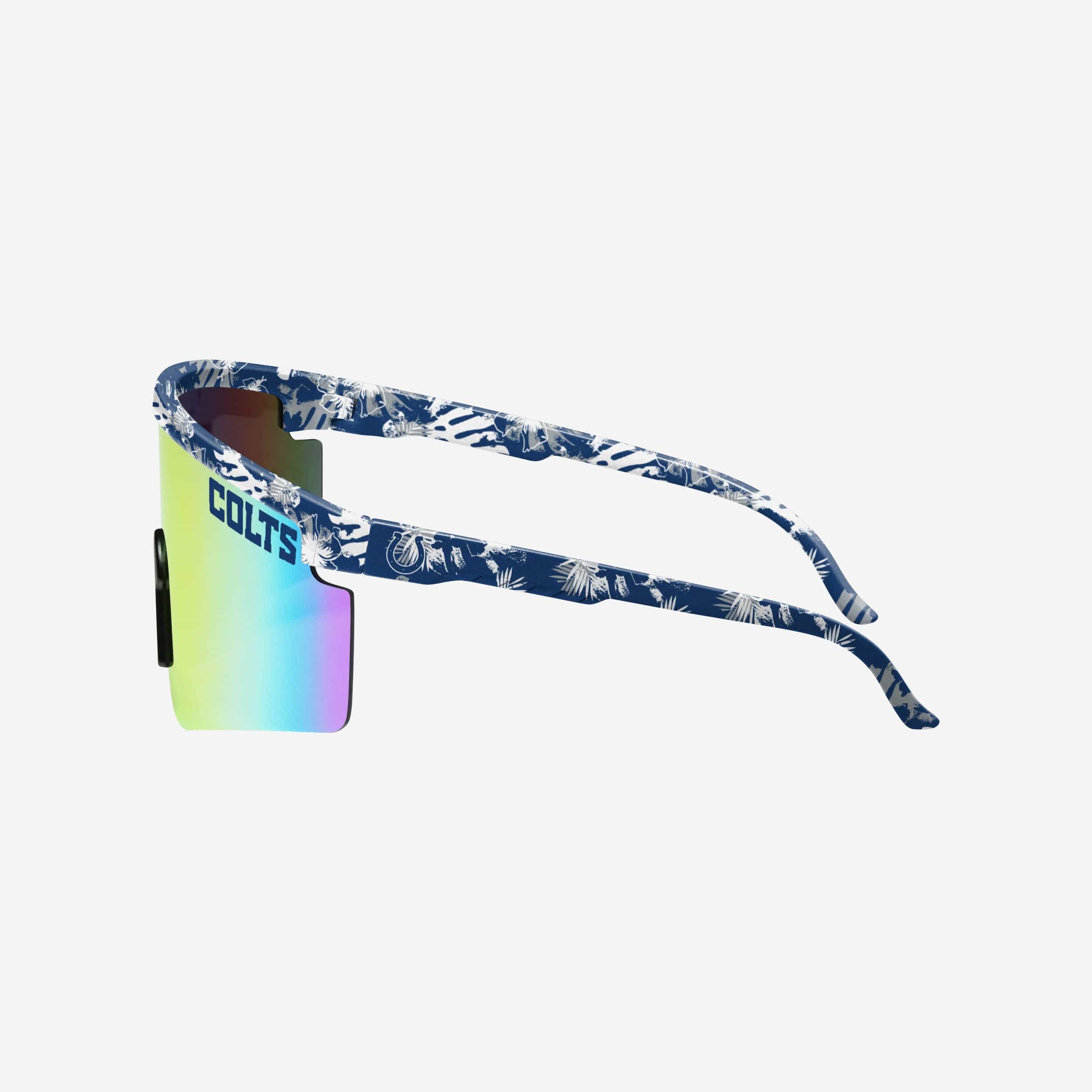 Indianapolis Colts Floral Large Frame Sunglasses - Image 3