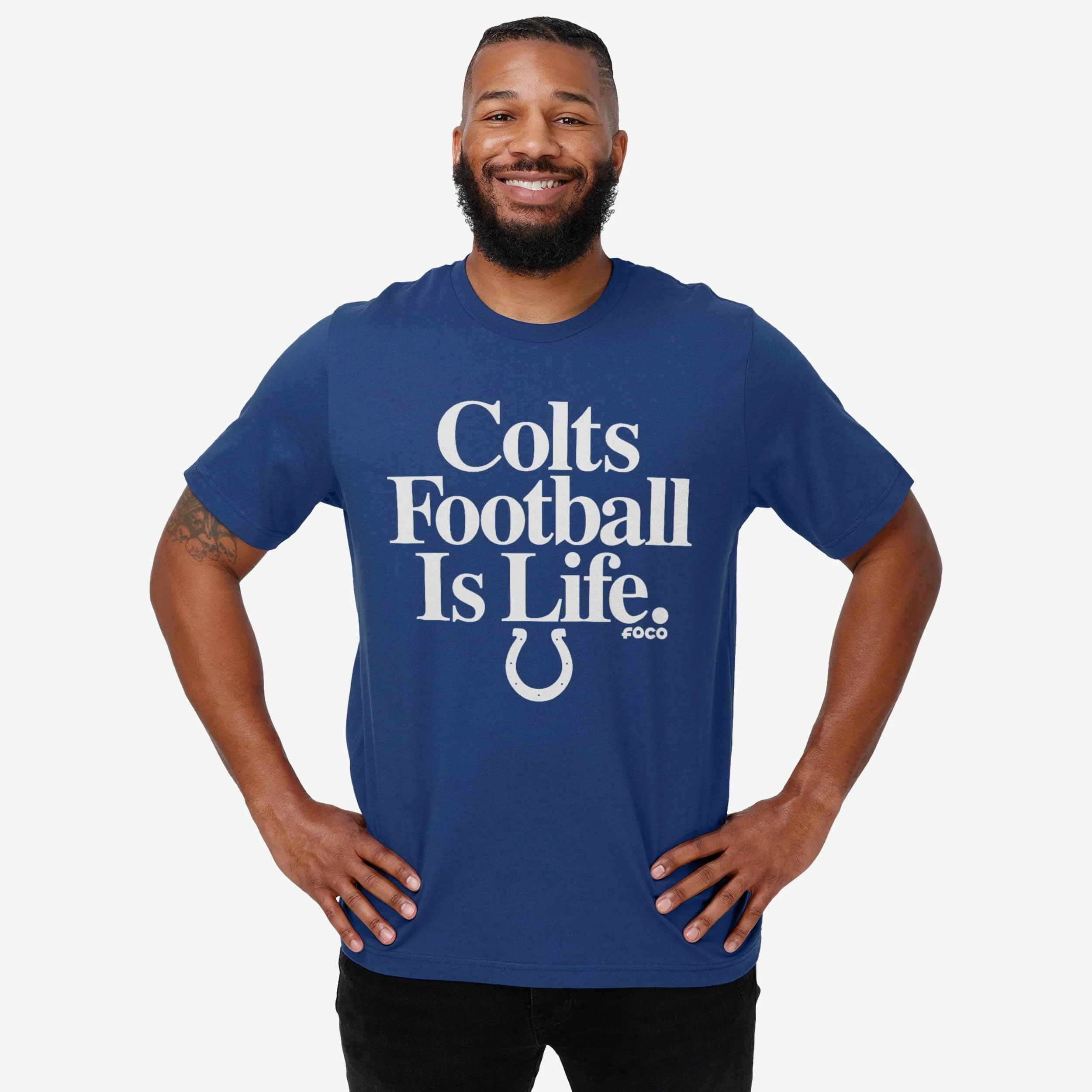 Indianapolis Colts Football is Life T-Shirt - Image 2