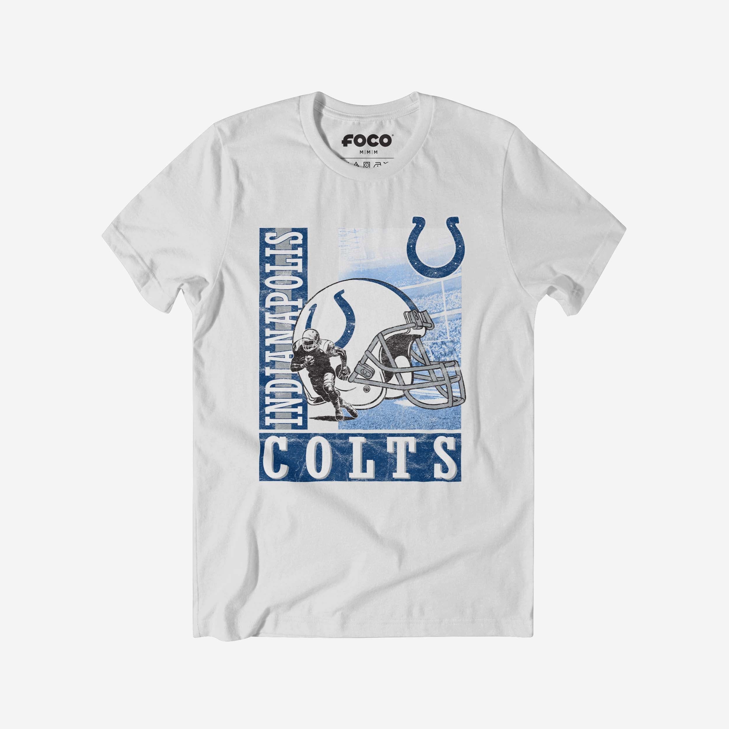 Indianapolis Colts Helmet Dash T-Shirt