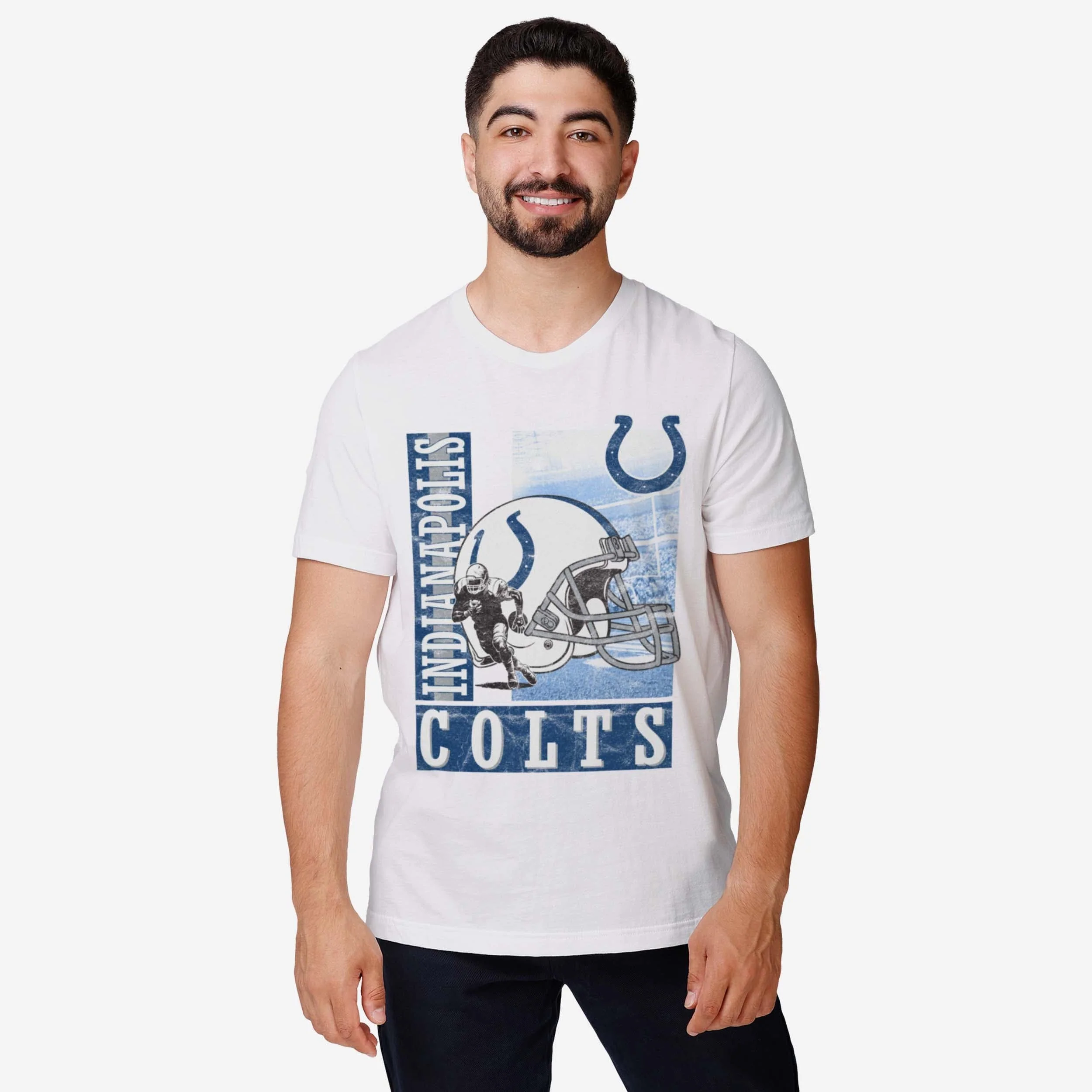 Indianapolis Colts Helmet Dash T-Shirt - Image 2