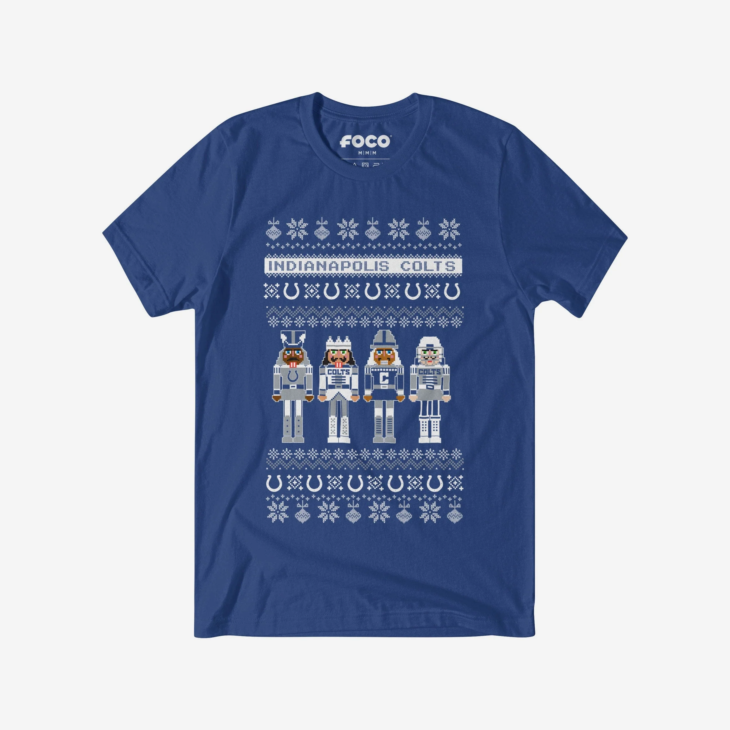 Indianapolis Colts Holiday Nutcracker Sweater T-Shirt