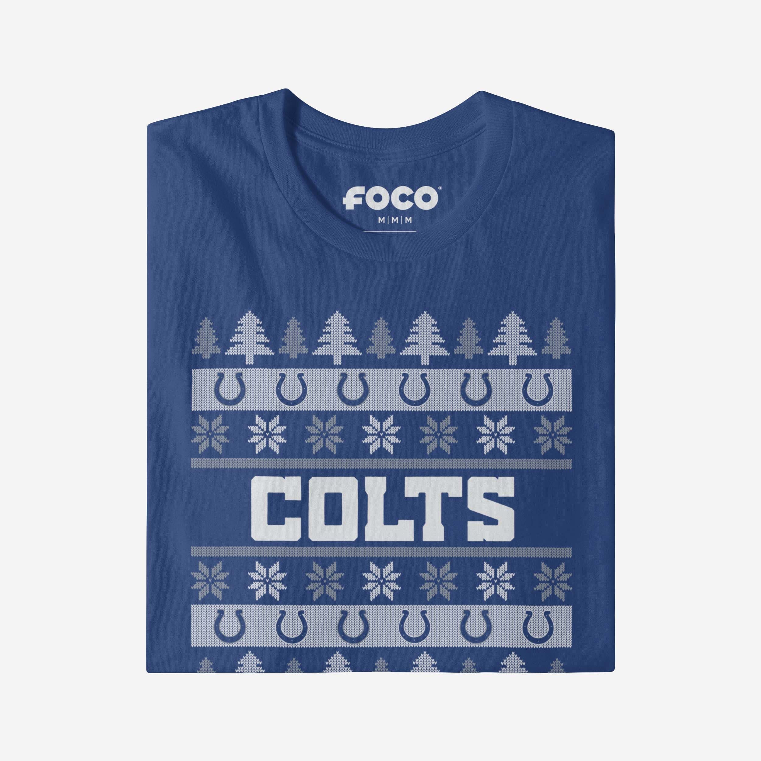 Indianapolis Colts Holiday Sweater T-Shirt - Image 4
