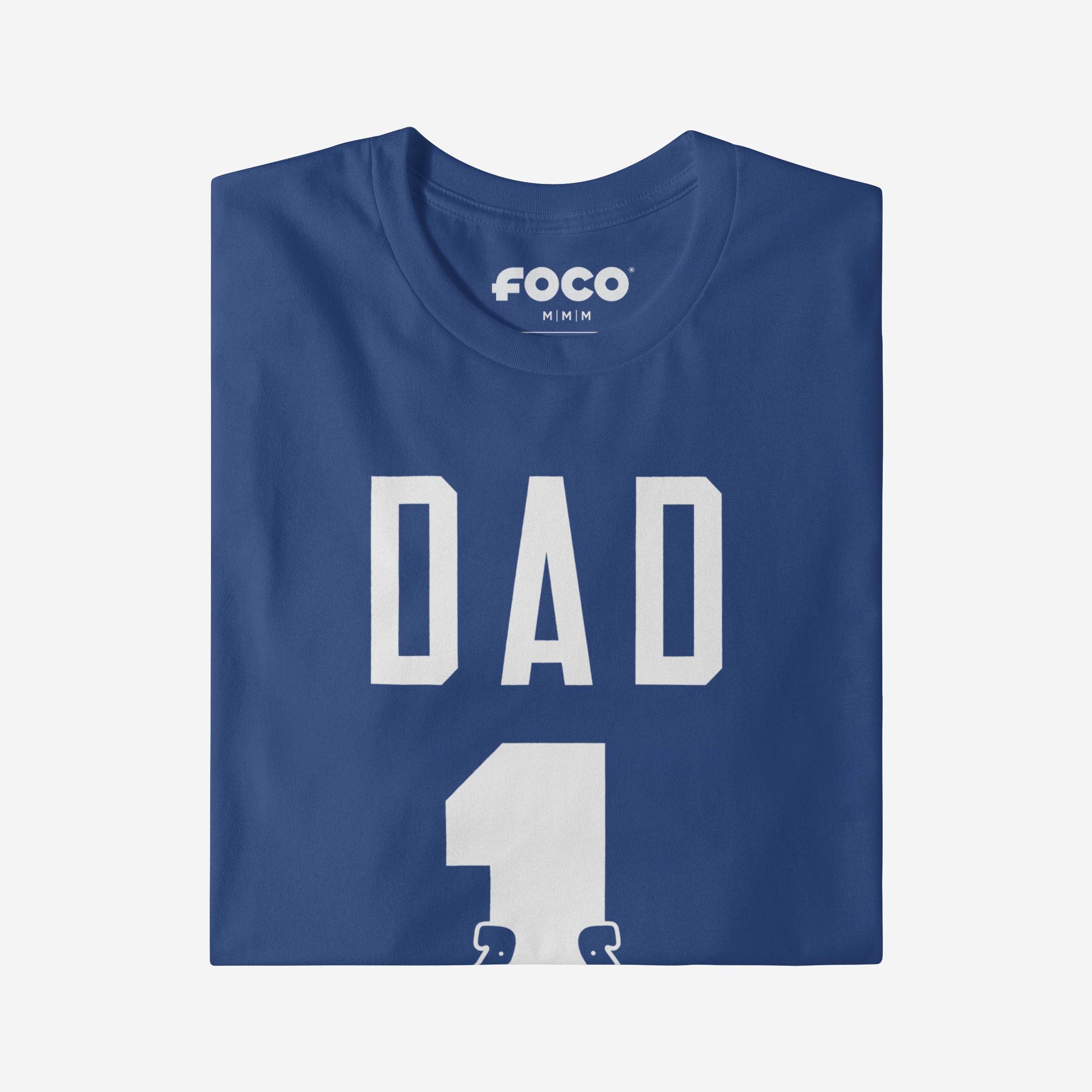 Indianapolis Colts Number 1 Dad T-Shirt - Image 4
