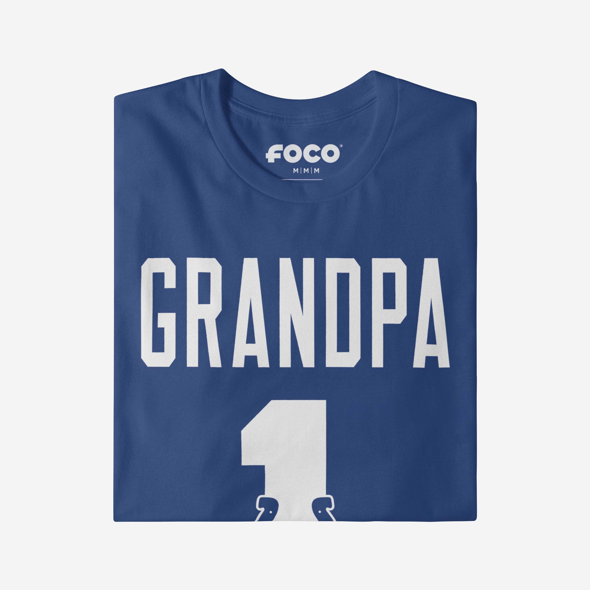 Indianapolis Colts Number 1 Grandpa T-Shirt - Image 3