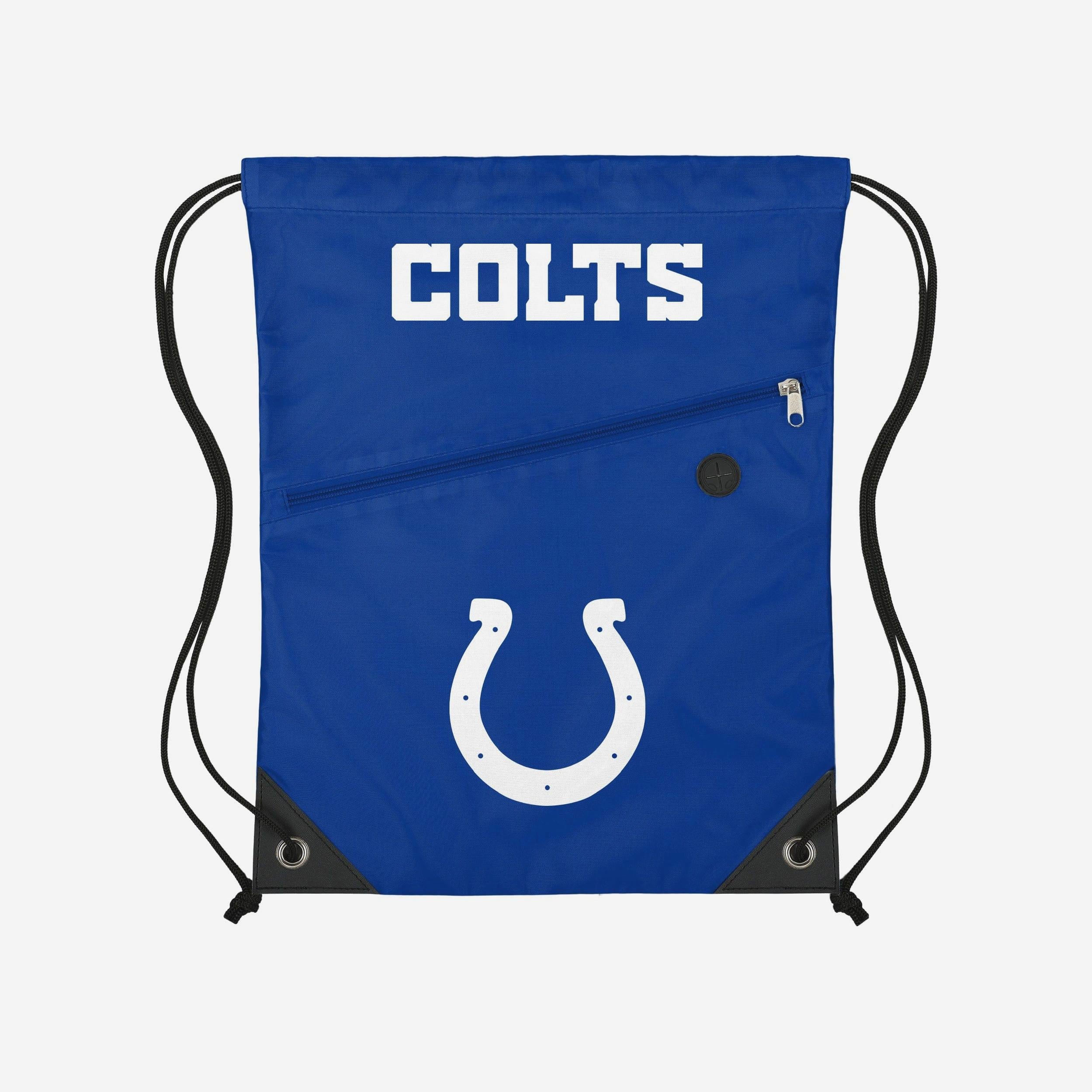 Indianapolis Colts Pocket Drawstring Backpack - Image 2
