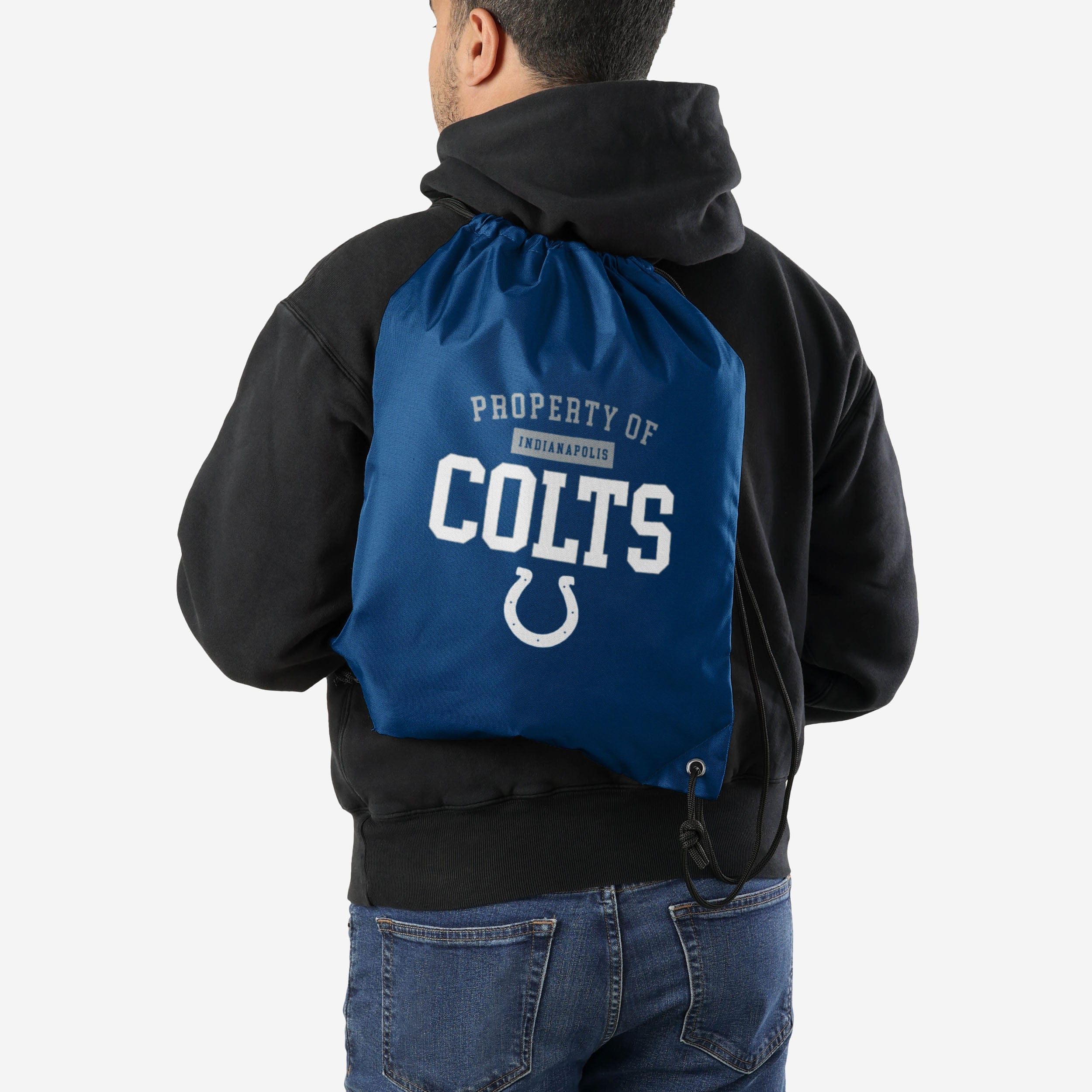 Indianapolis Colts Property Of Drawstring Backpack - Image 2