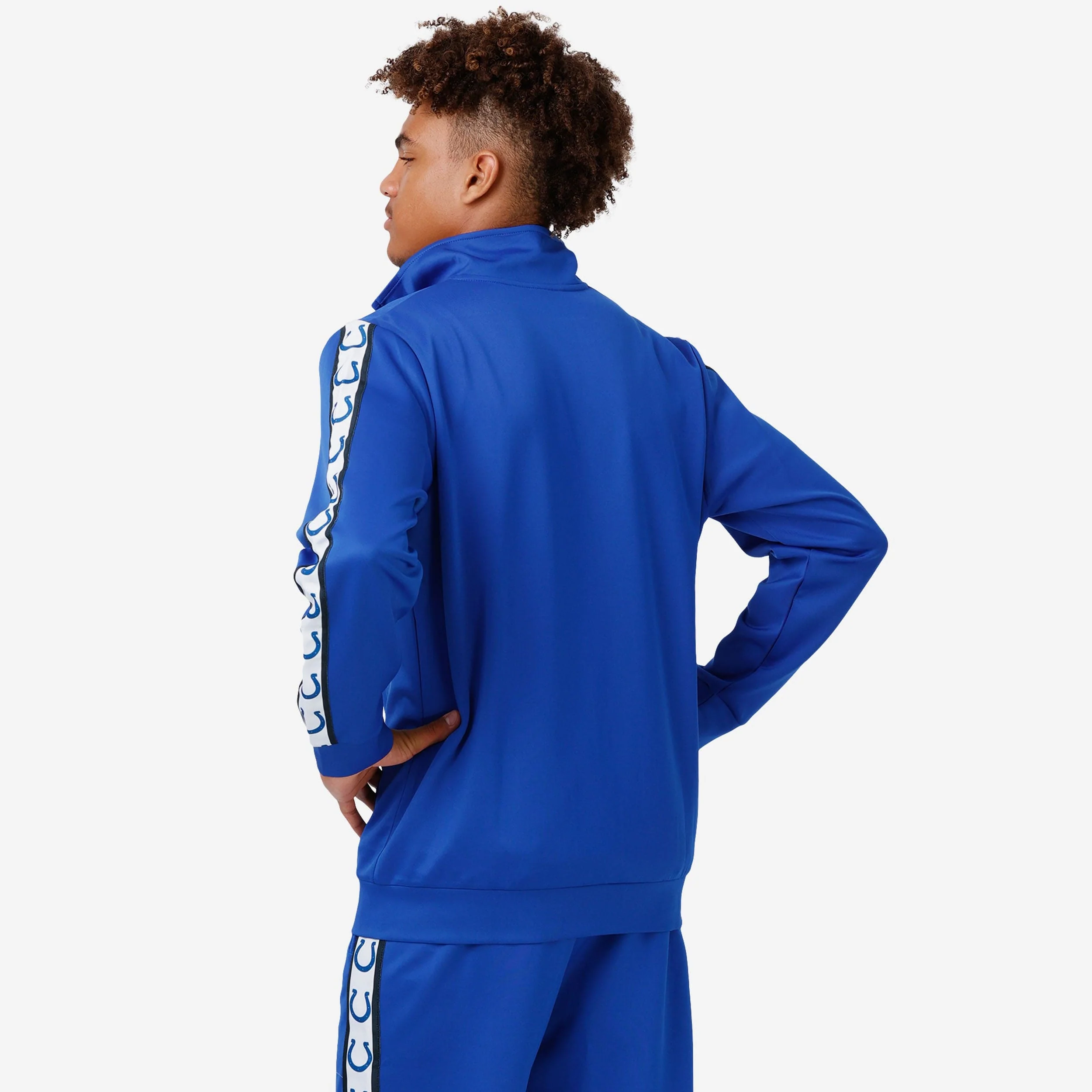 Indianapolis Colts Stripe Logo Track Jacket - Image 2