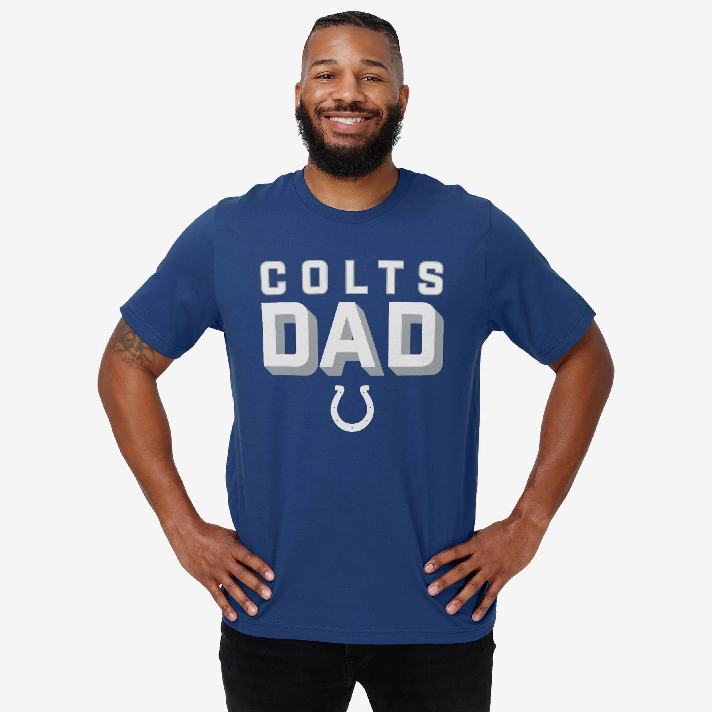 Indianapolis Colts Team Dad T-Shirt - Image 2