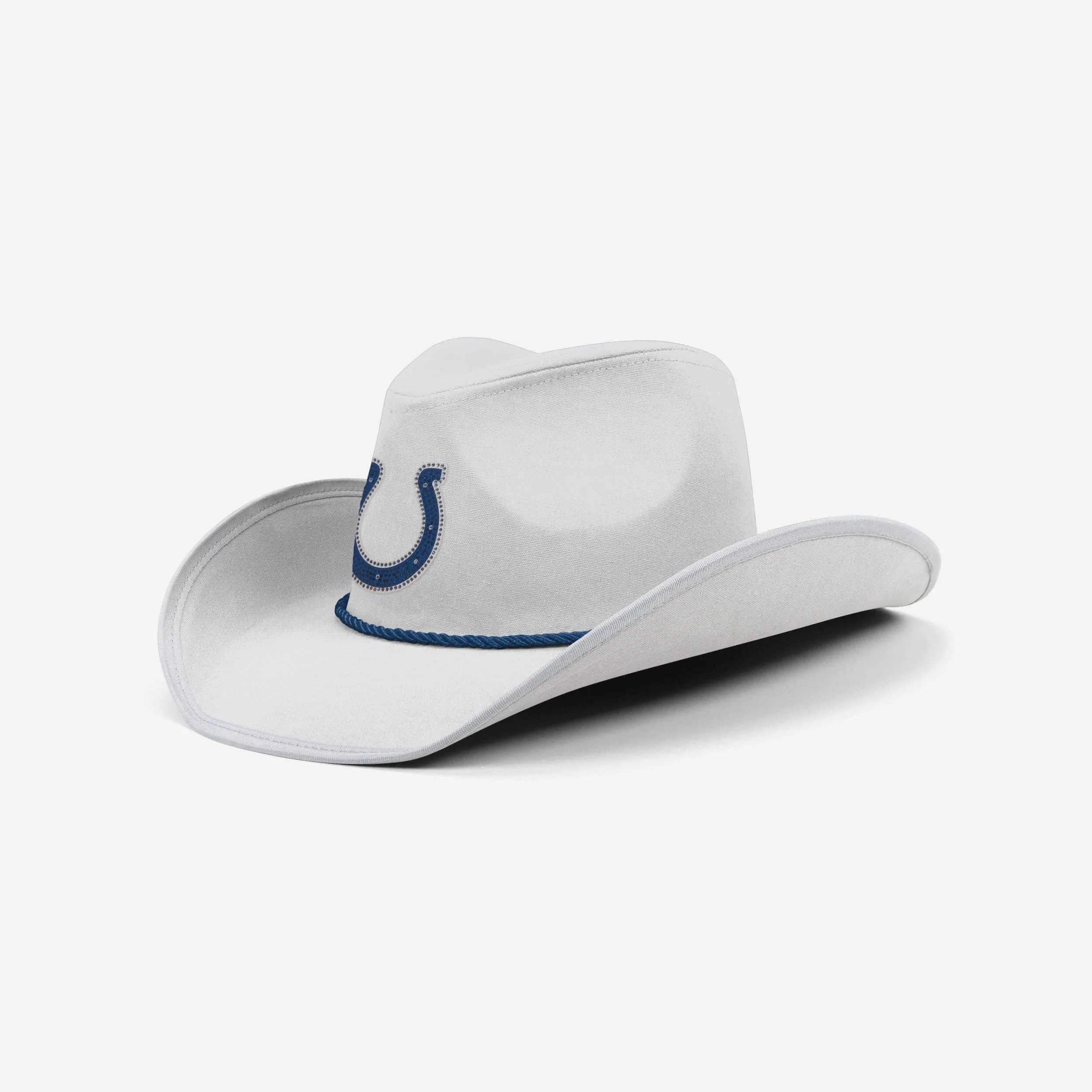 Indianapolis Colts White Rhinestone Logo Cowboy Hat