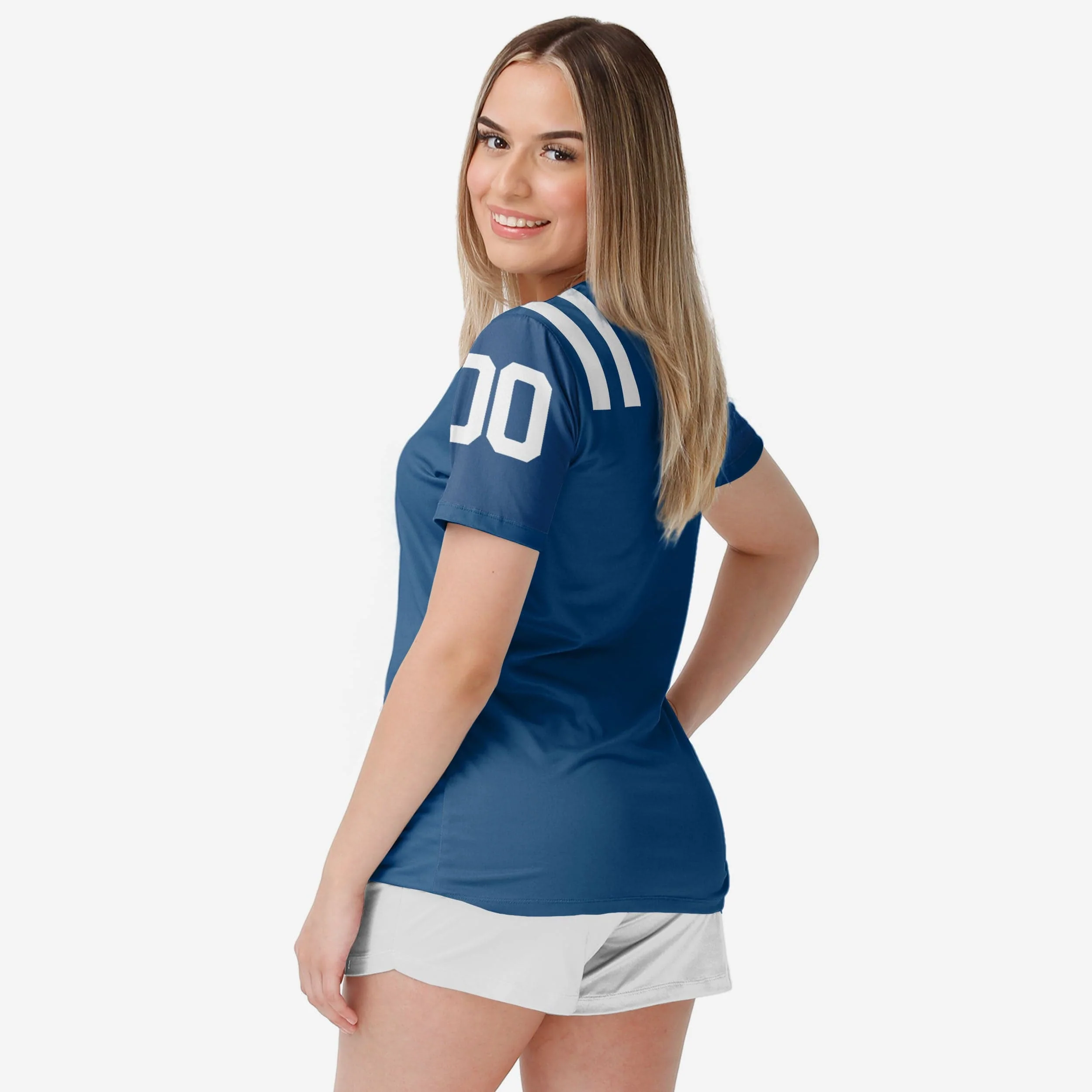 Indianapolis Colts Womens Gameday Ready Lounge Shirt - Image 2
