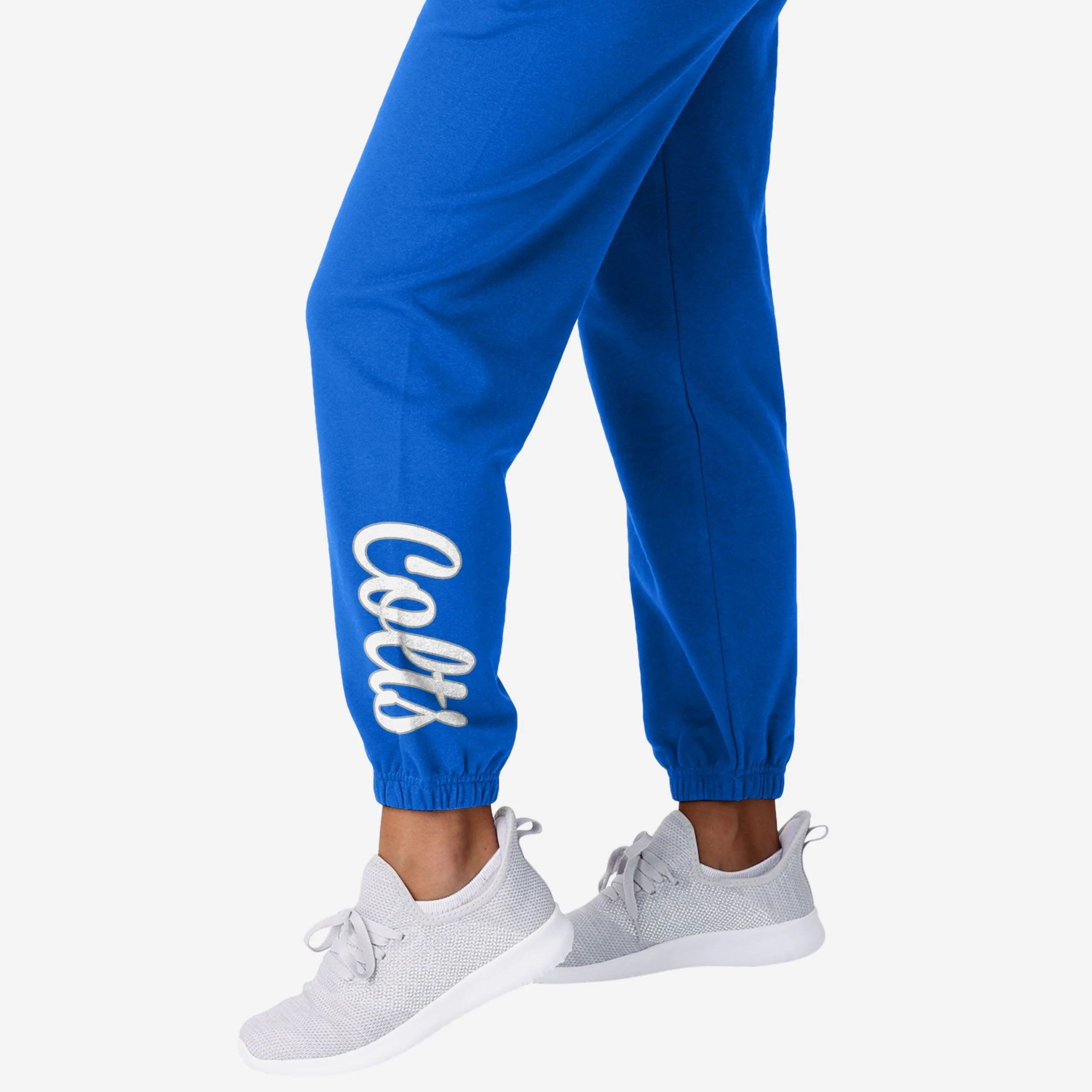 Indianapolis Colts Womens Script Wordmark Team Color Sweatpants - Image 4