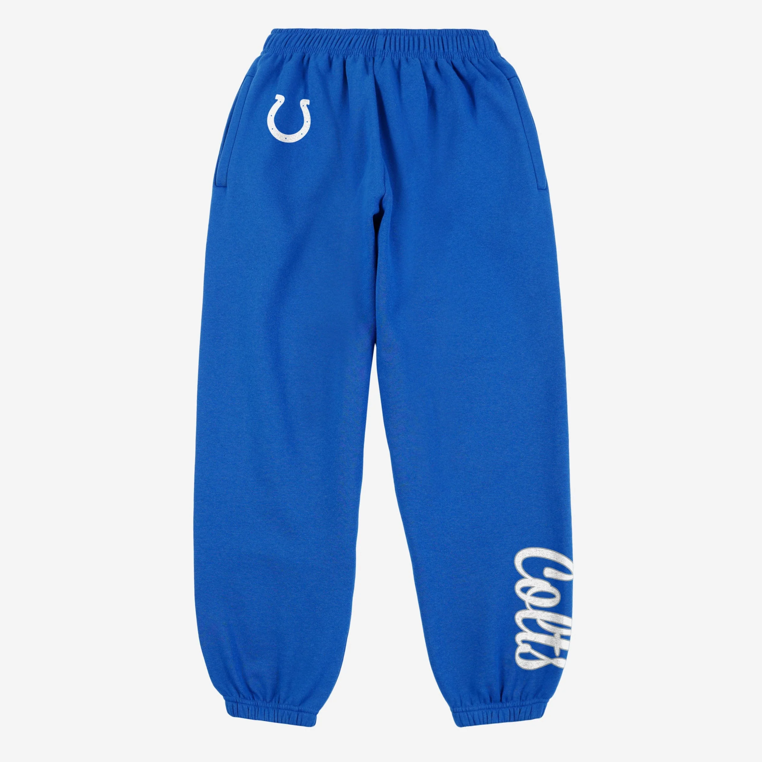 Indianapolis Colts Womens Script Wordmark Team Color Sweatpants - Image 5