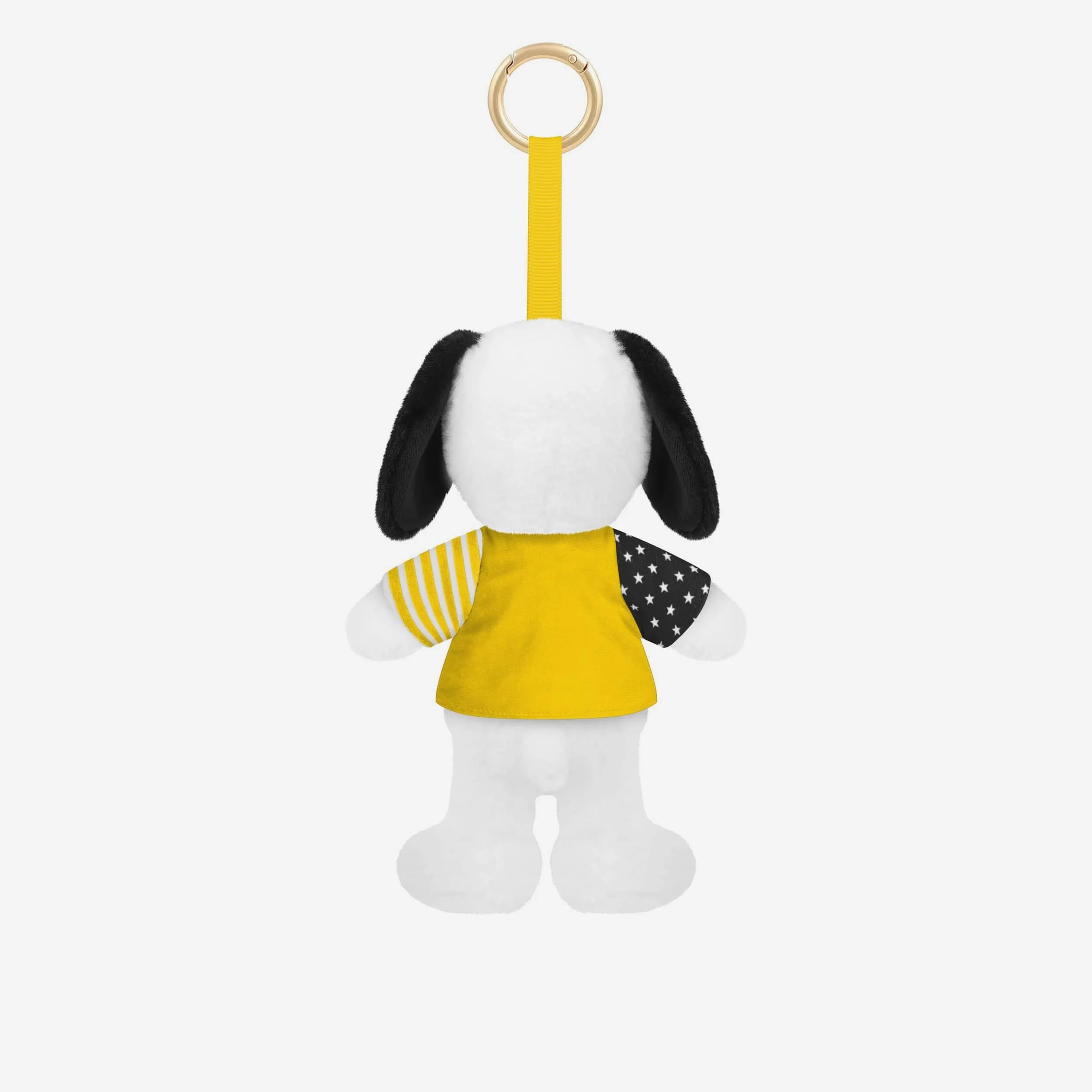 Iowa Hawkeyes Americana Plush Snoopy Peanuts Bag Charm Keychain - Image 2