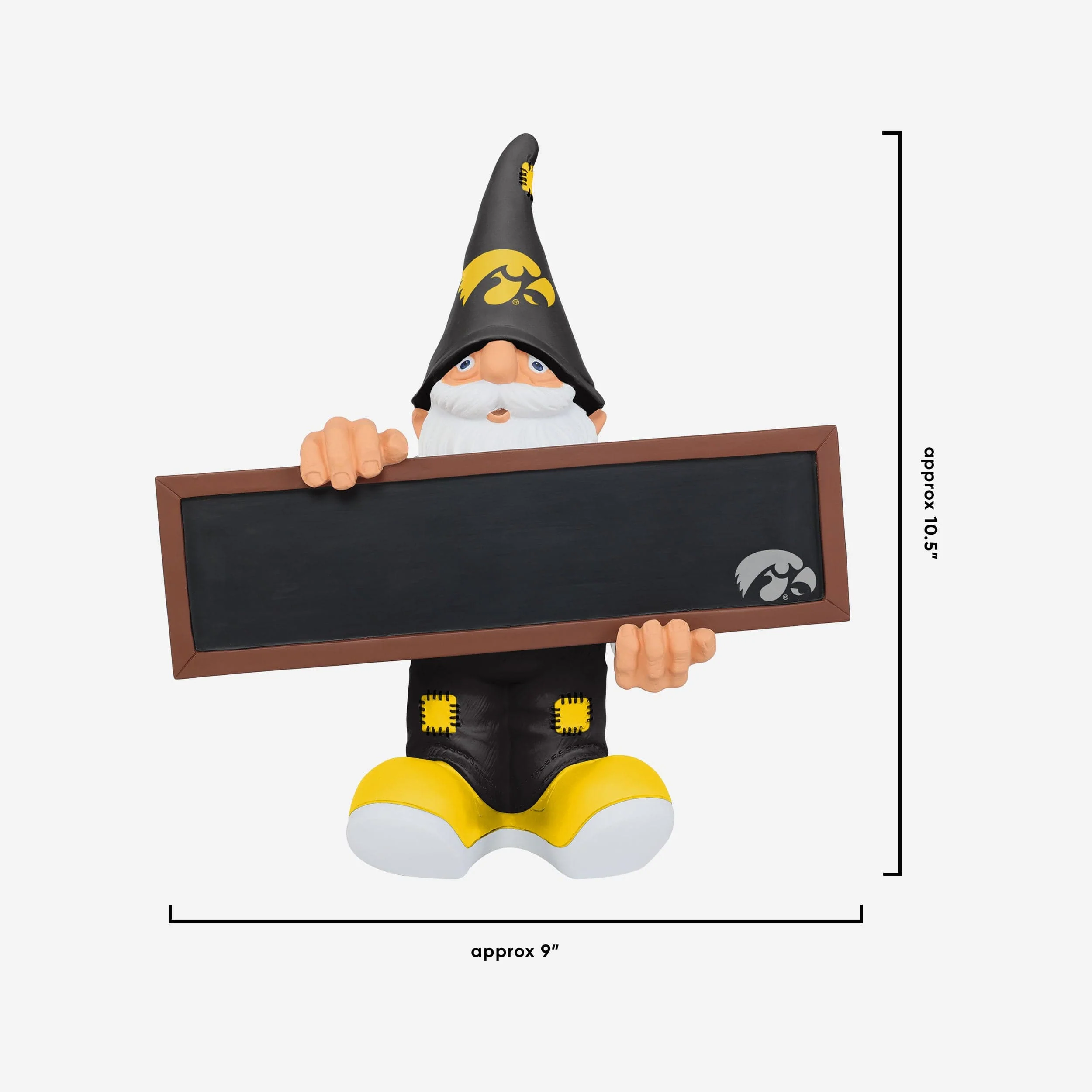 Iowa Hawkeyes Chalkboard Sign Gnome - Image 4