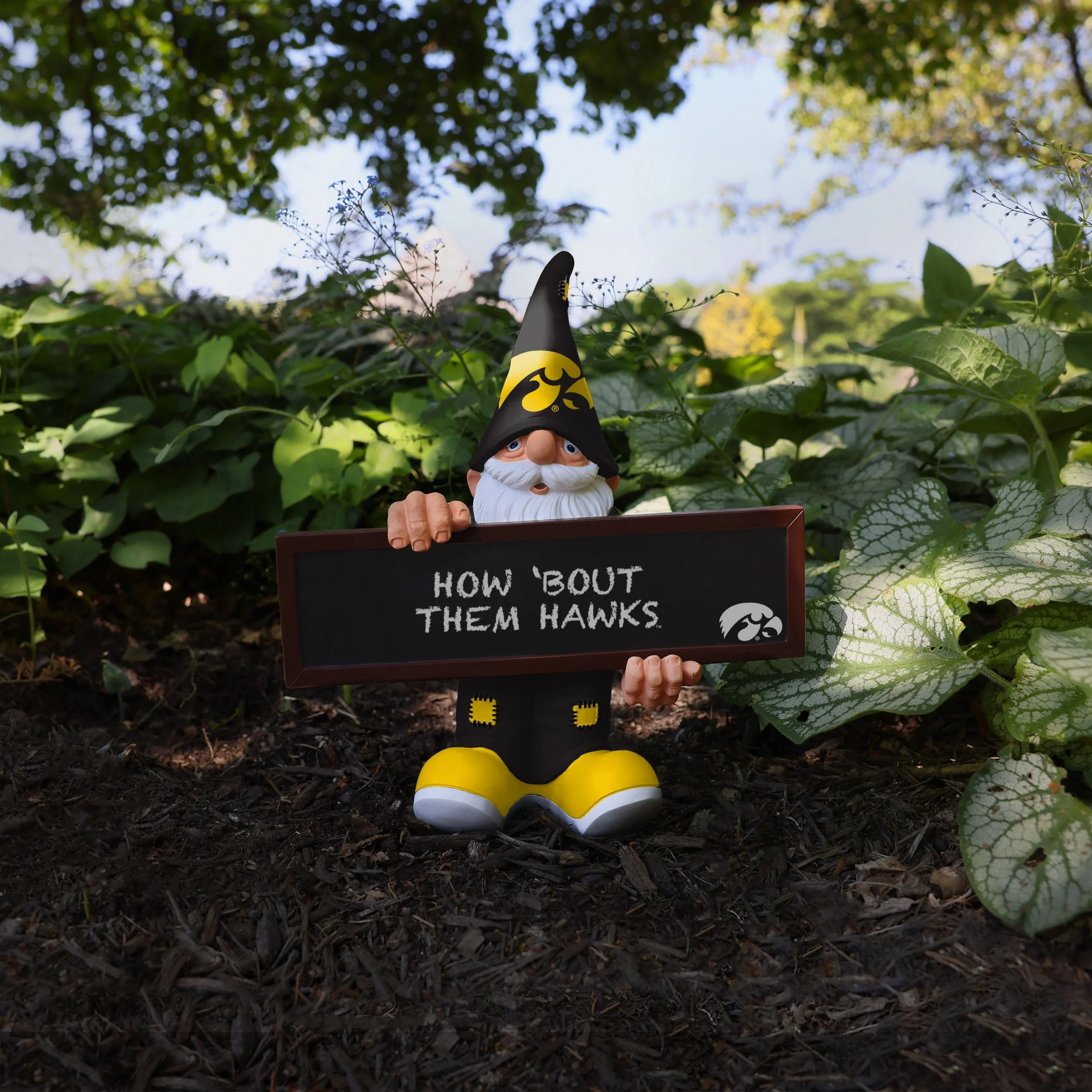 Iowa Hawkeyes Chalkboard Sign Gnome - Image 5