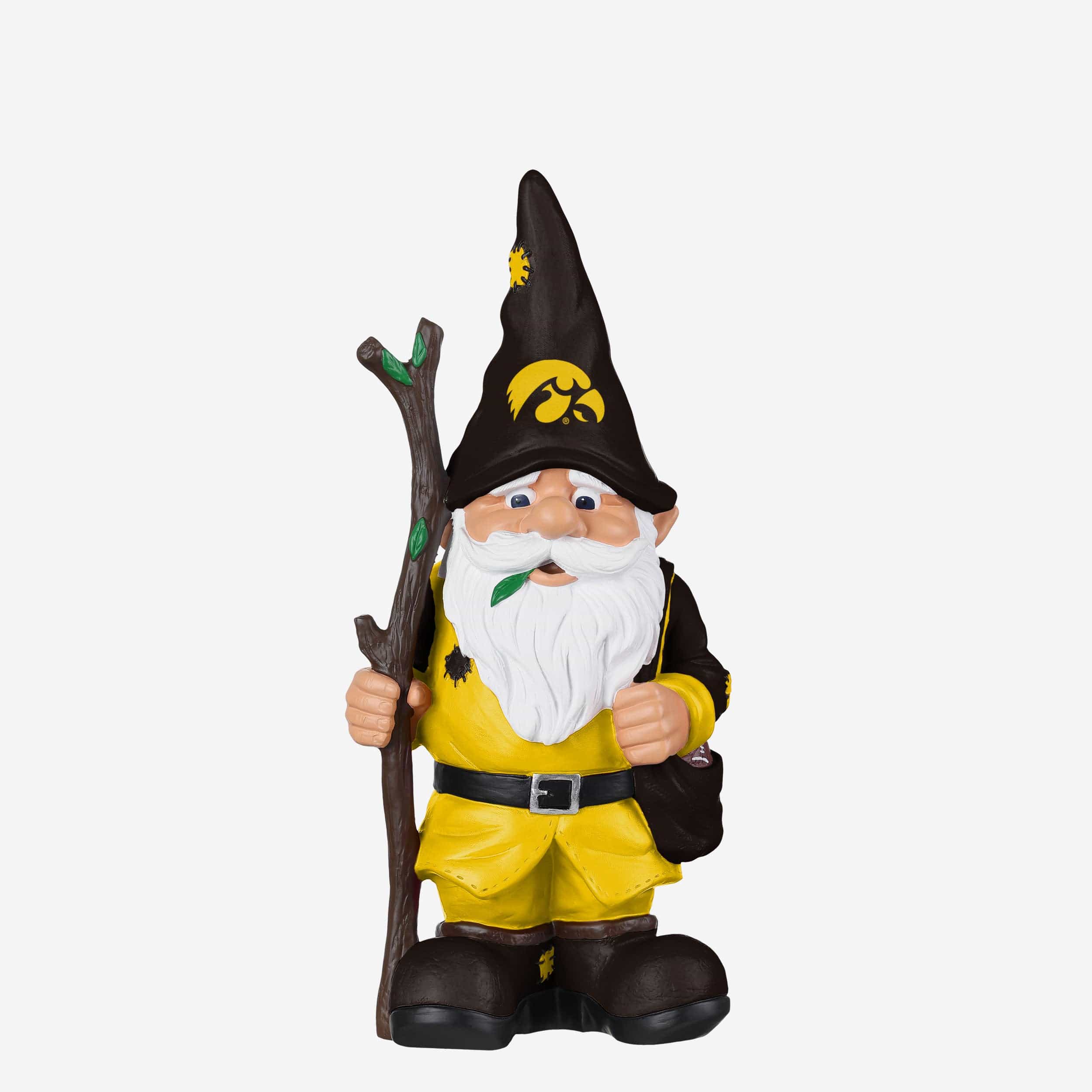 Iowa Hawkeyes Holding Stick Gnome
