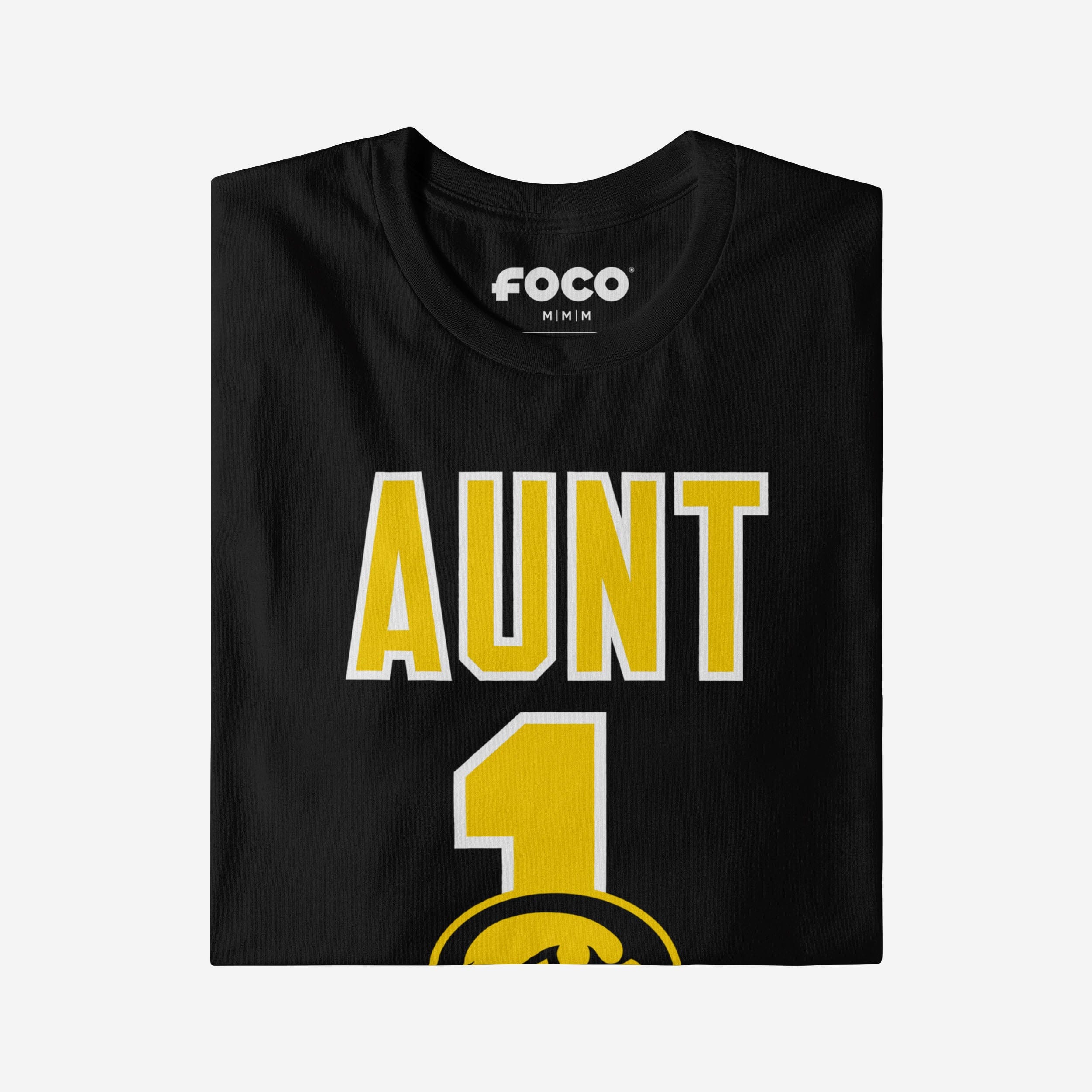 Iowa Hawkeyes Number 1 Aunt T-Shirt - Image 3