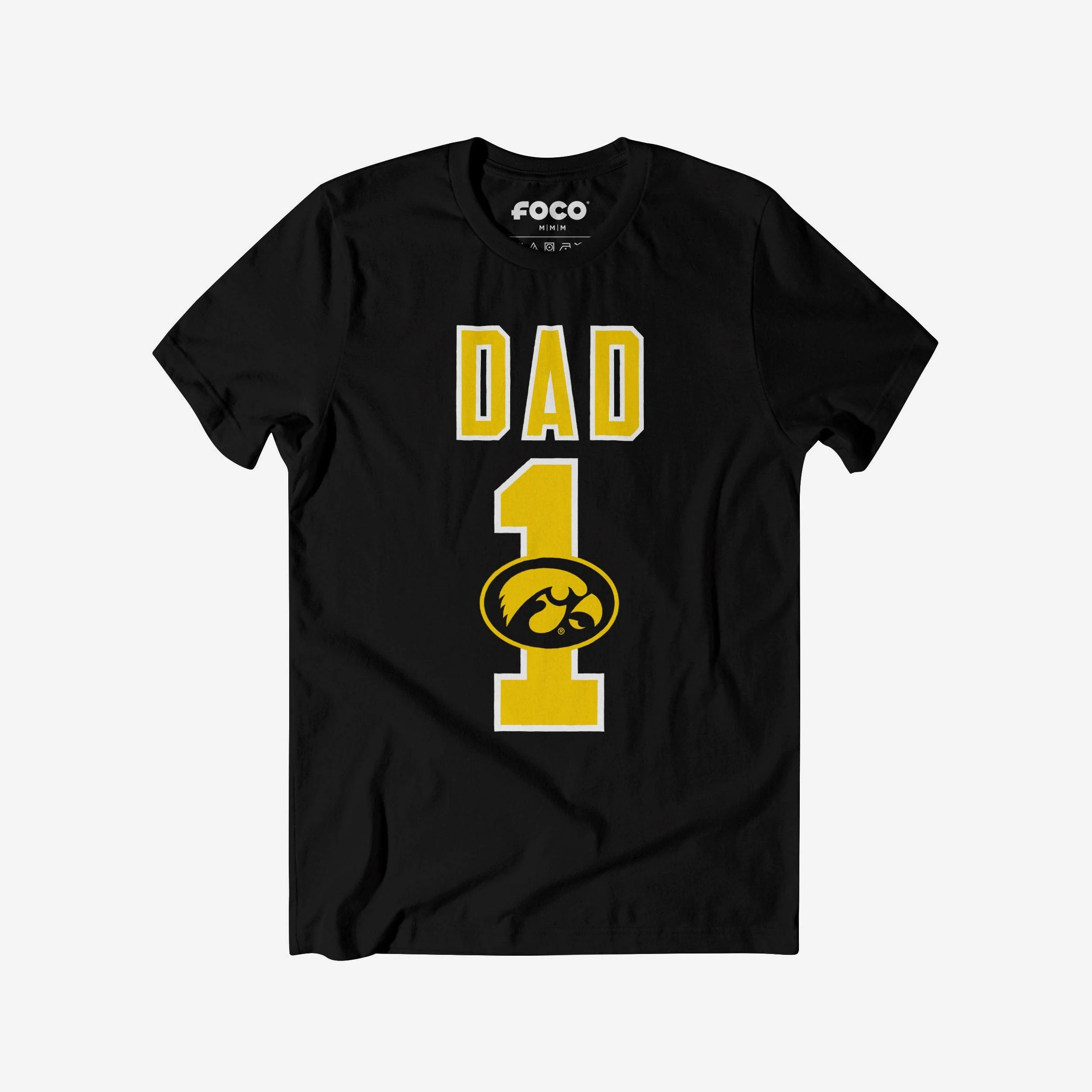 Iowa Hawkeyes Number 1 Dad T-Shirt