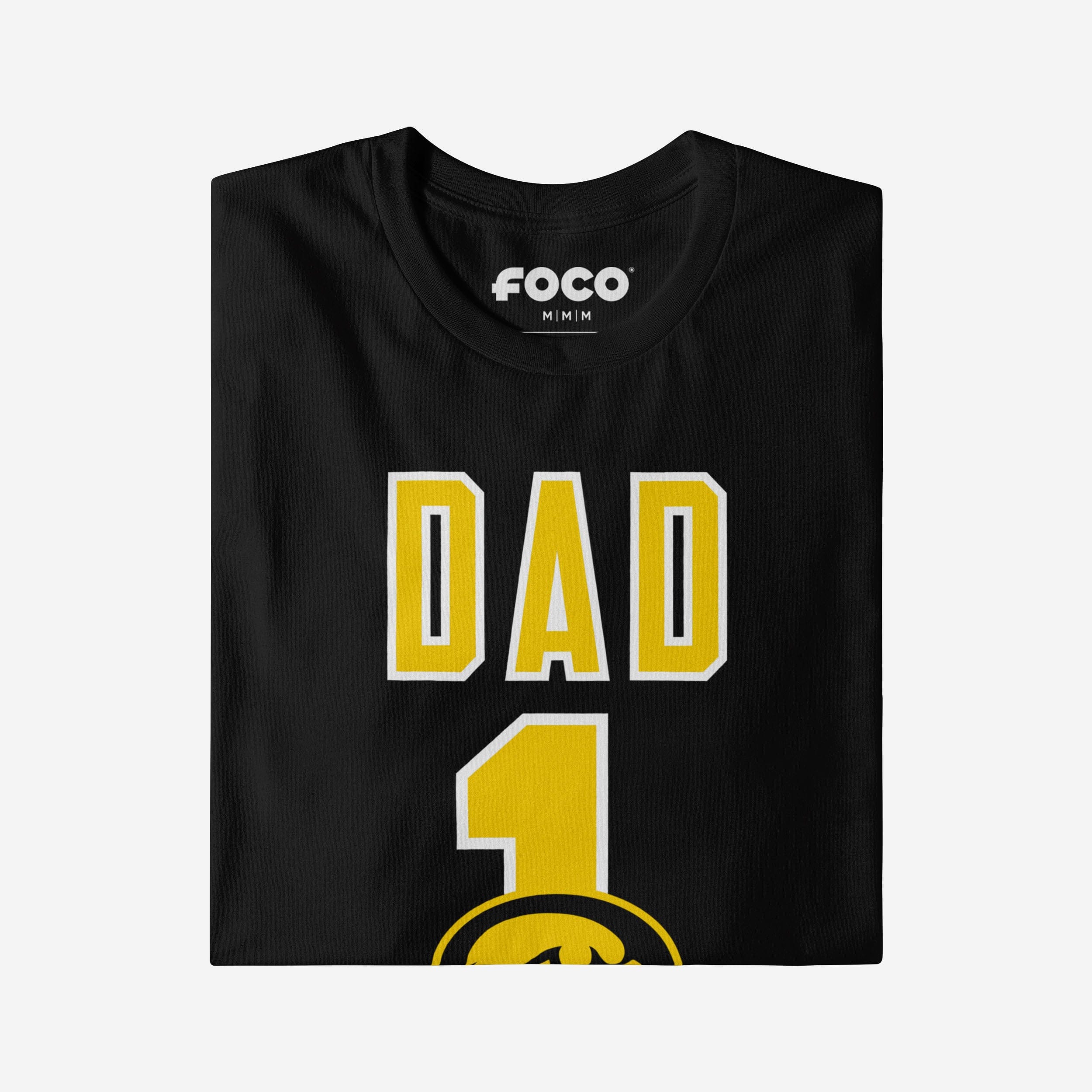 Iowa Hawkeyes Number 1 Dad T-Shirt - Image 3