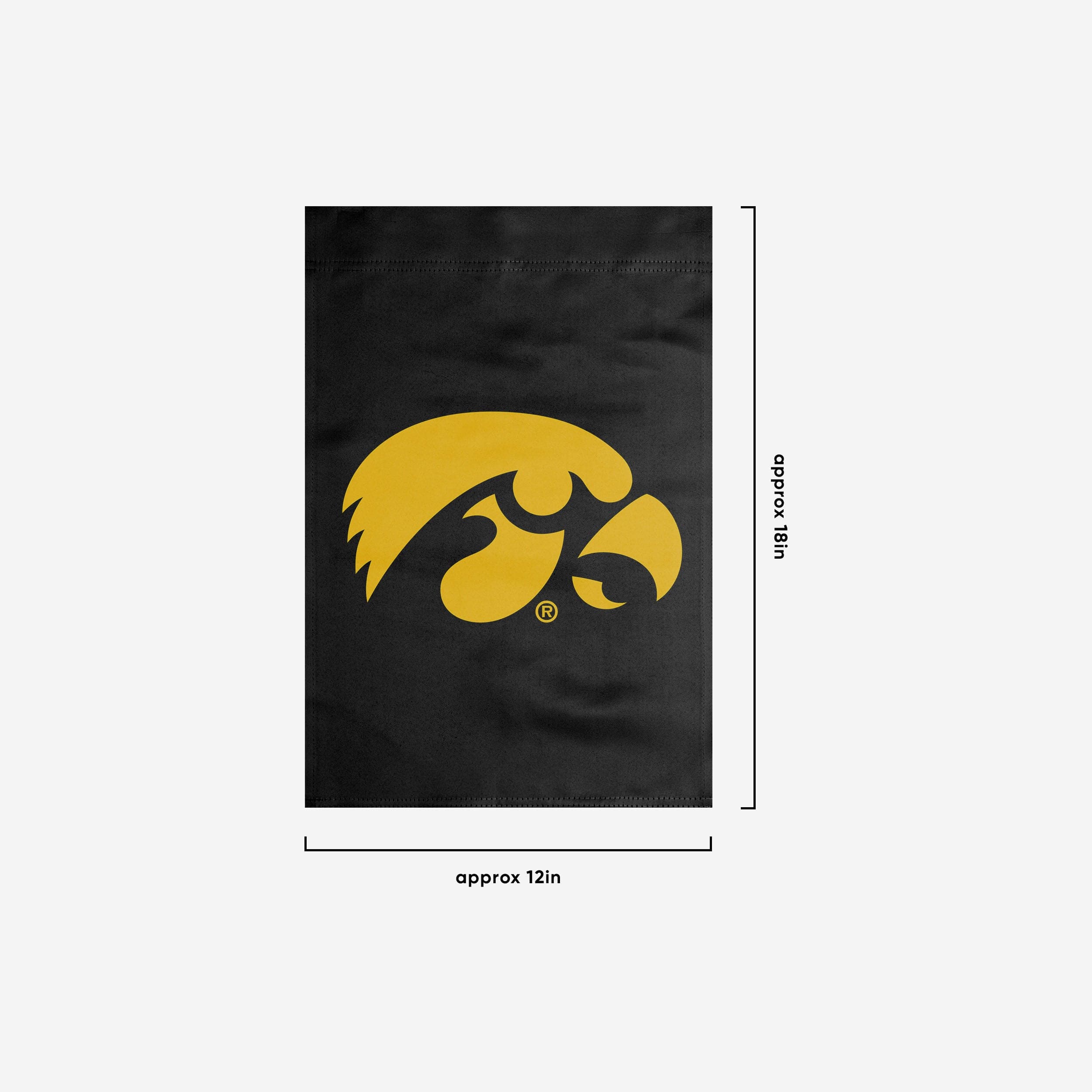 Iowa Hawkeyes Solid Garden Flag - Image 3