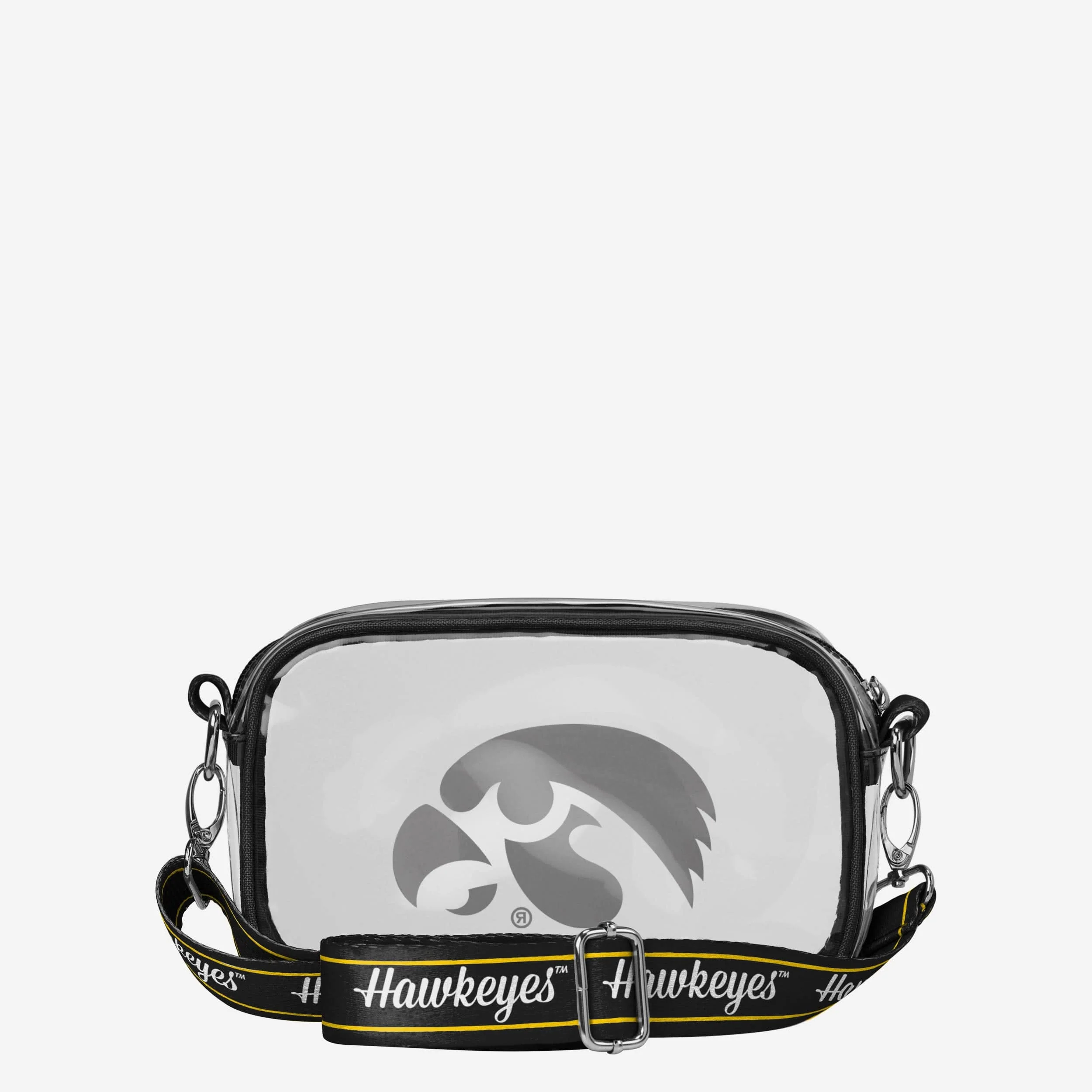 Iowa Hawkeyes Team Stripe Clear Crossbody Bag - Image 5