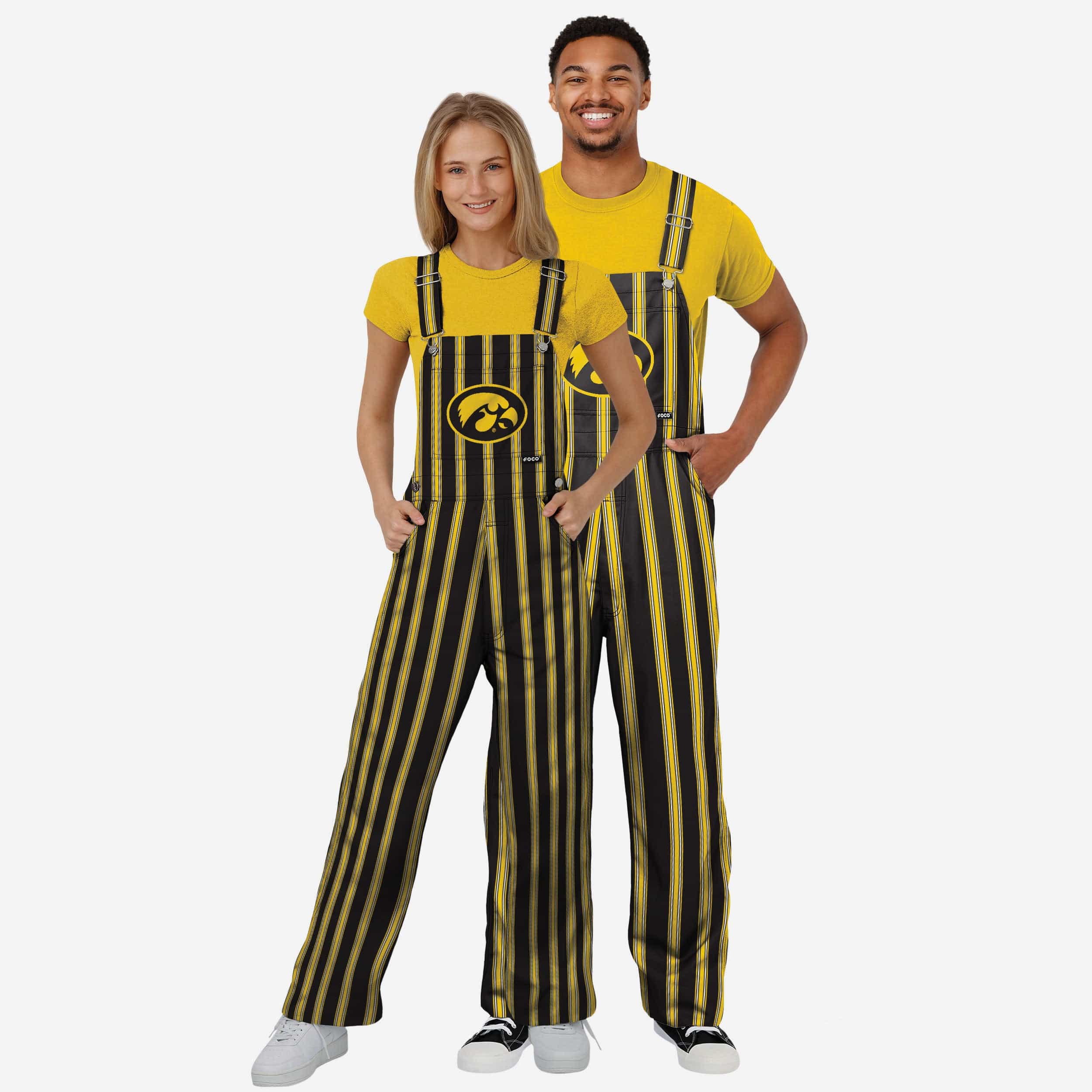 Iowa Hawkeyes Womens Sideline Spirit Bib Overalls - Image 3