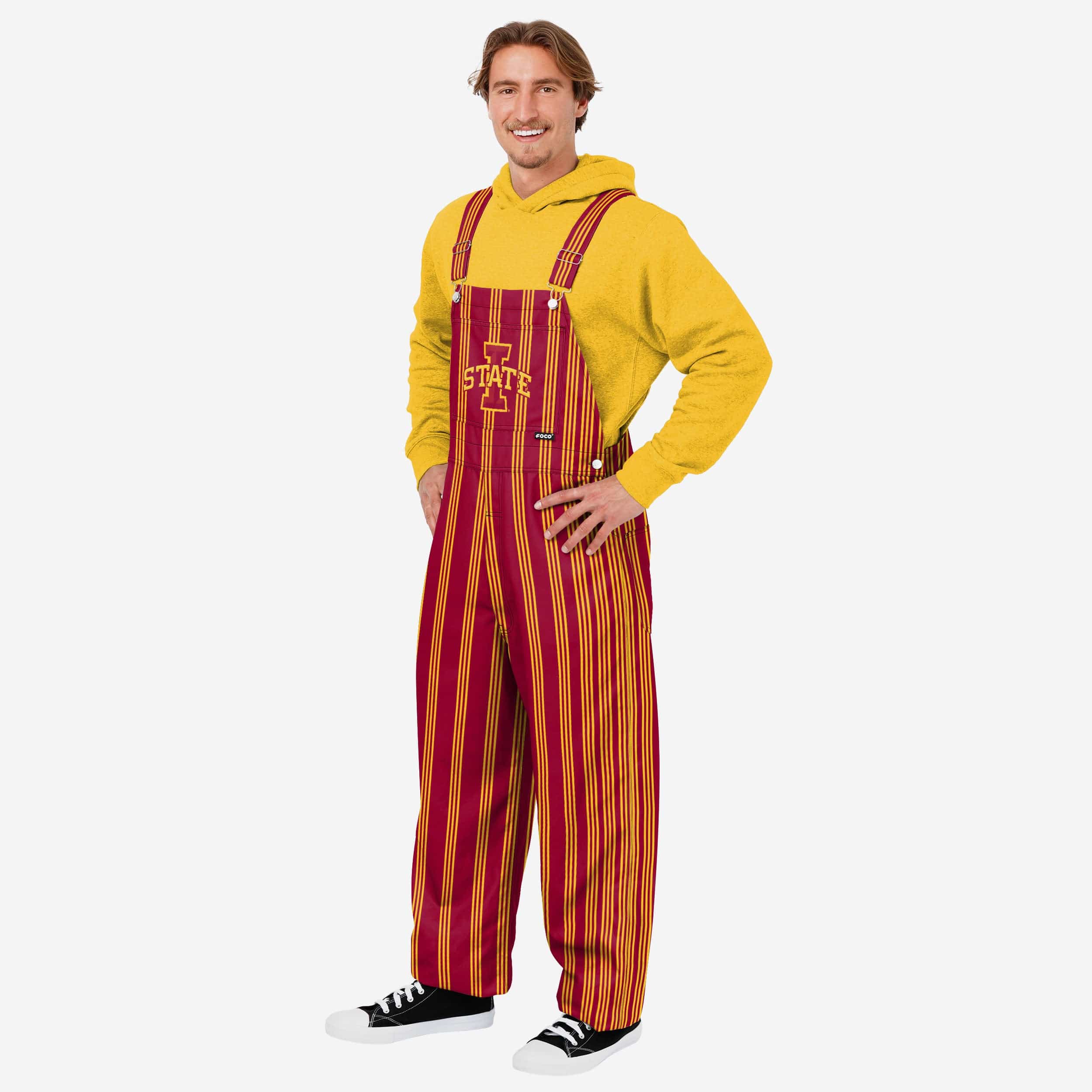 Iowa State Cyclones Mens Sideline Spirit Bib Overalls