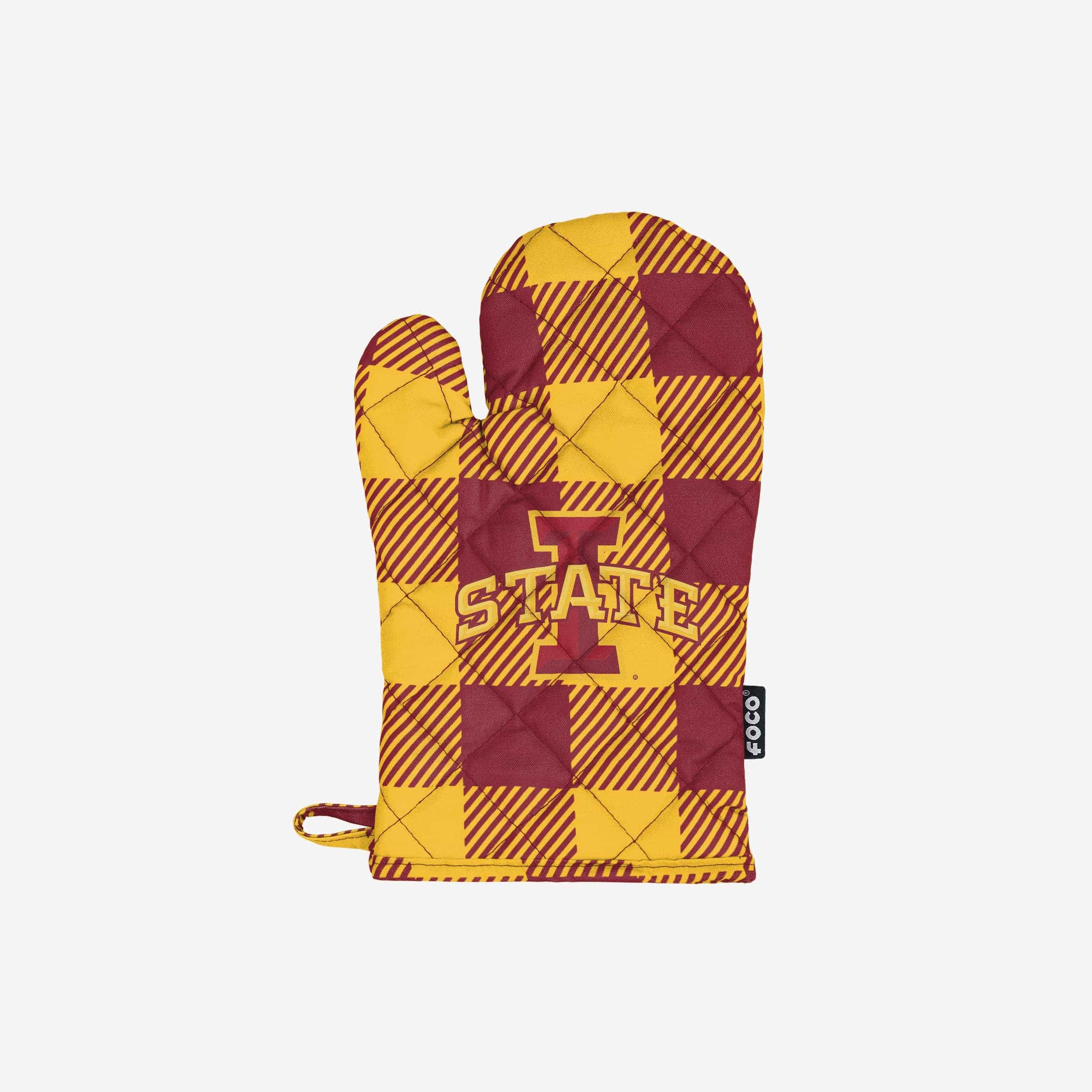 Iowa State Cyclones Plaid Oven Mitt