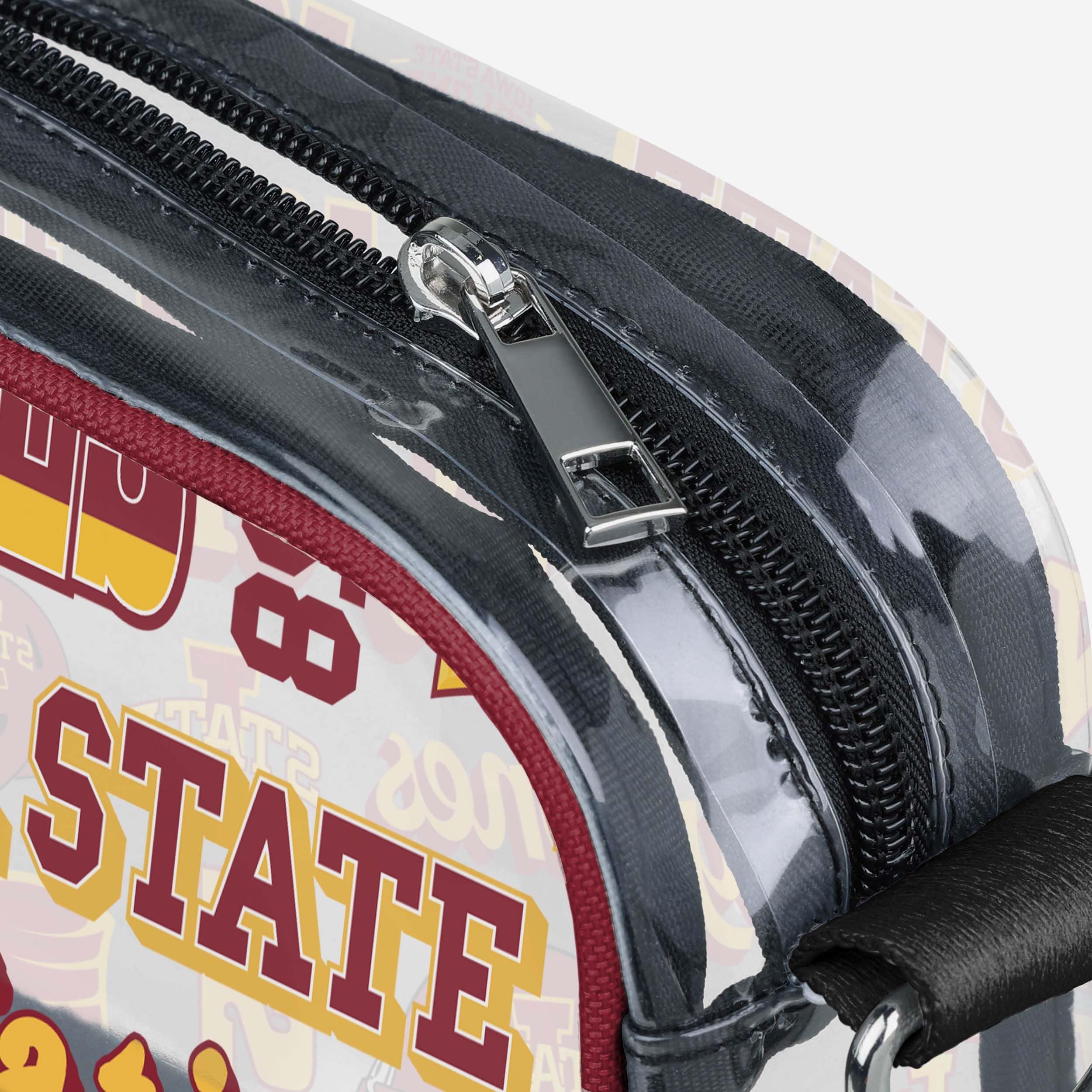 Iowa State Cyclones Repeat Retro Print Clear Crossbody Bag - Image 4