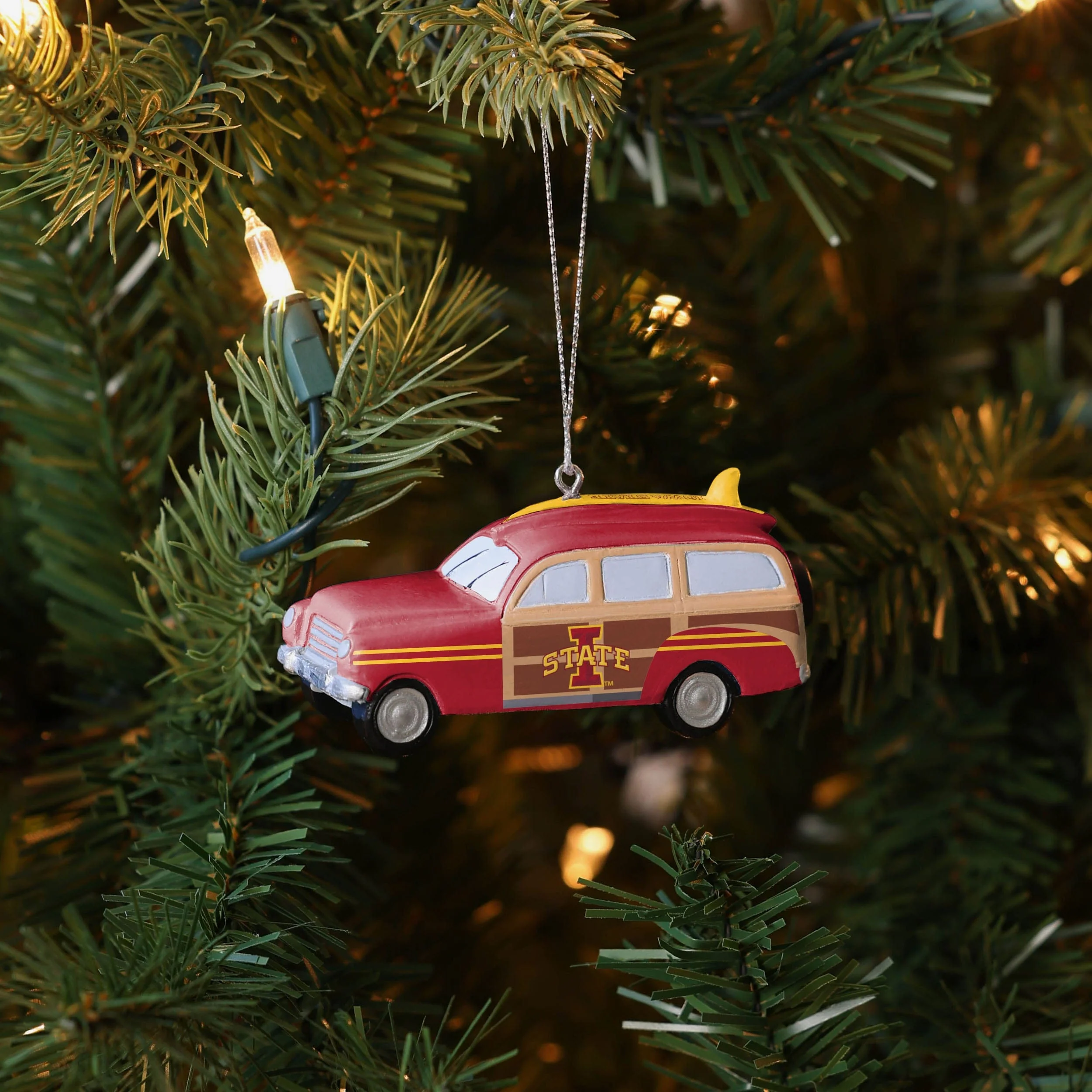 Iowa State Cyclones Station Wagon Ornament - Image 4