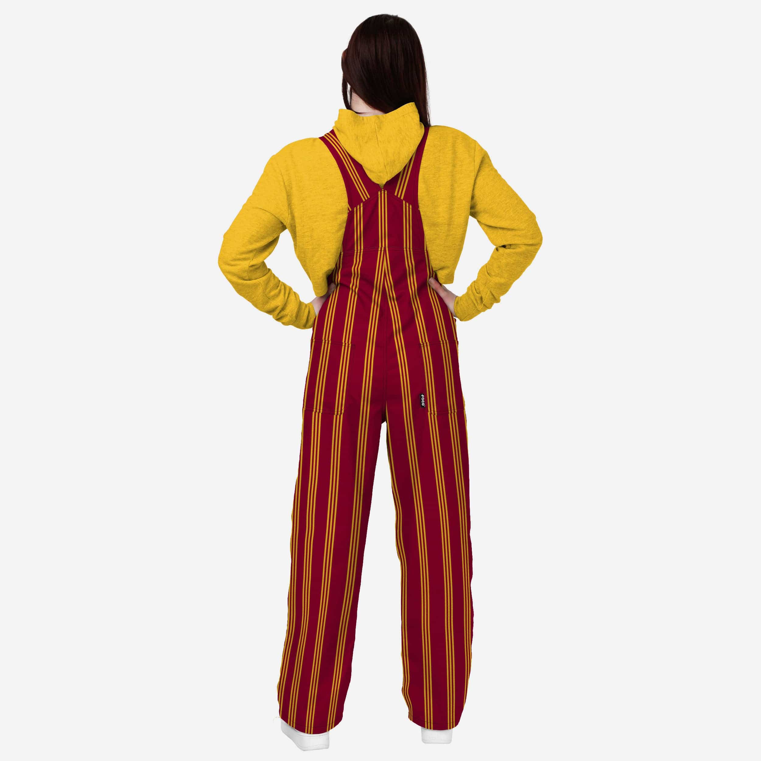 Iowa State Cyclones Womens Sideline Spirit Bib Overalls - Image 2