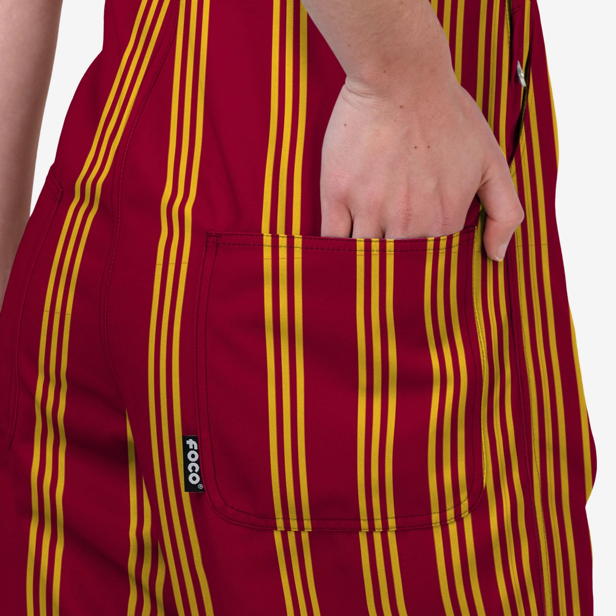 Iowa State Cyclones Womens Sideline Spirit Bib Overalls - Image 6