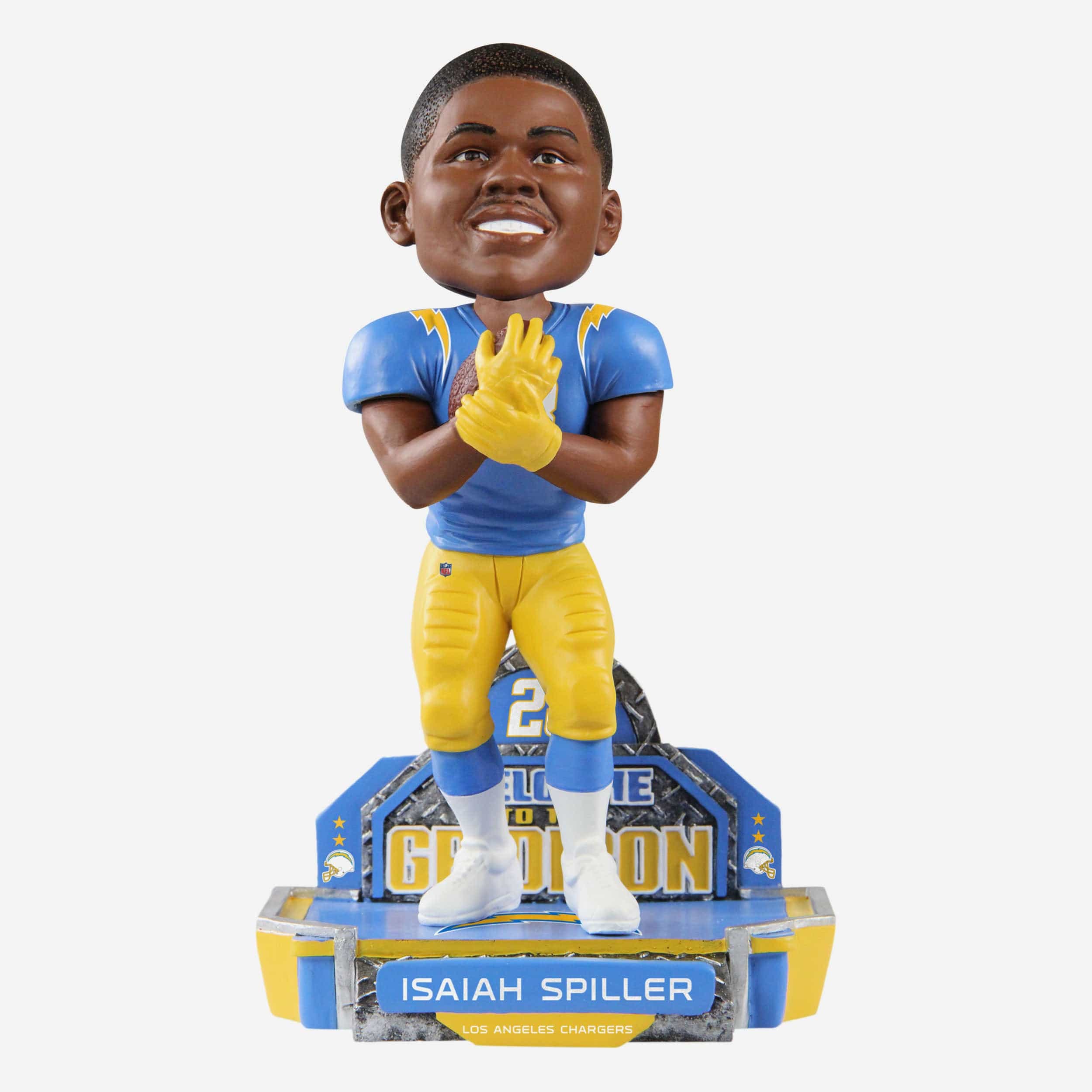 Isaiah Spiller Los Angeles Chargers NFL 2022 Rookie Series Bobblehead