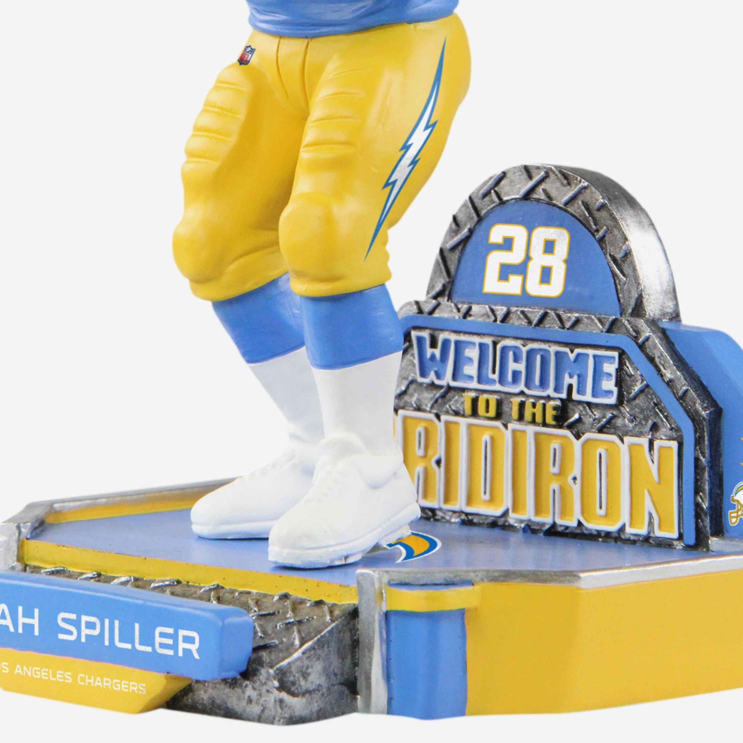 Isaiah Spiller Los Angeles Chargers NFL 2022 Rookie Series Bobblehead - Image 3