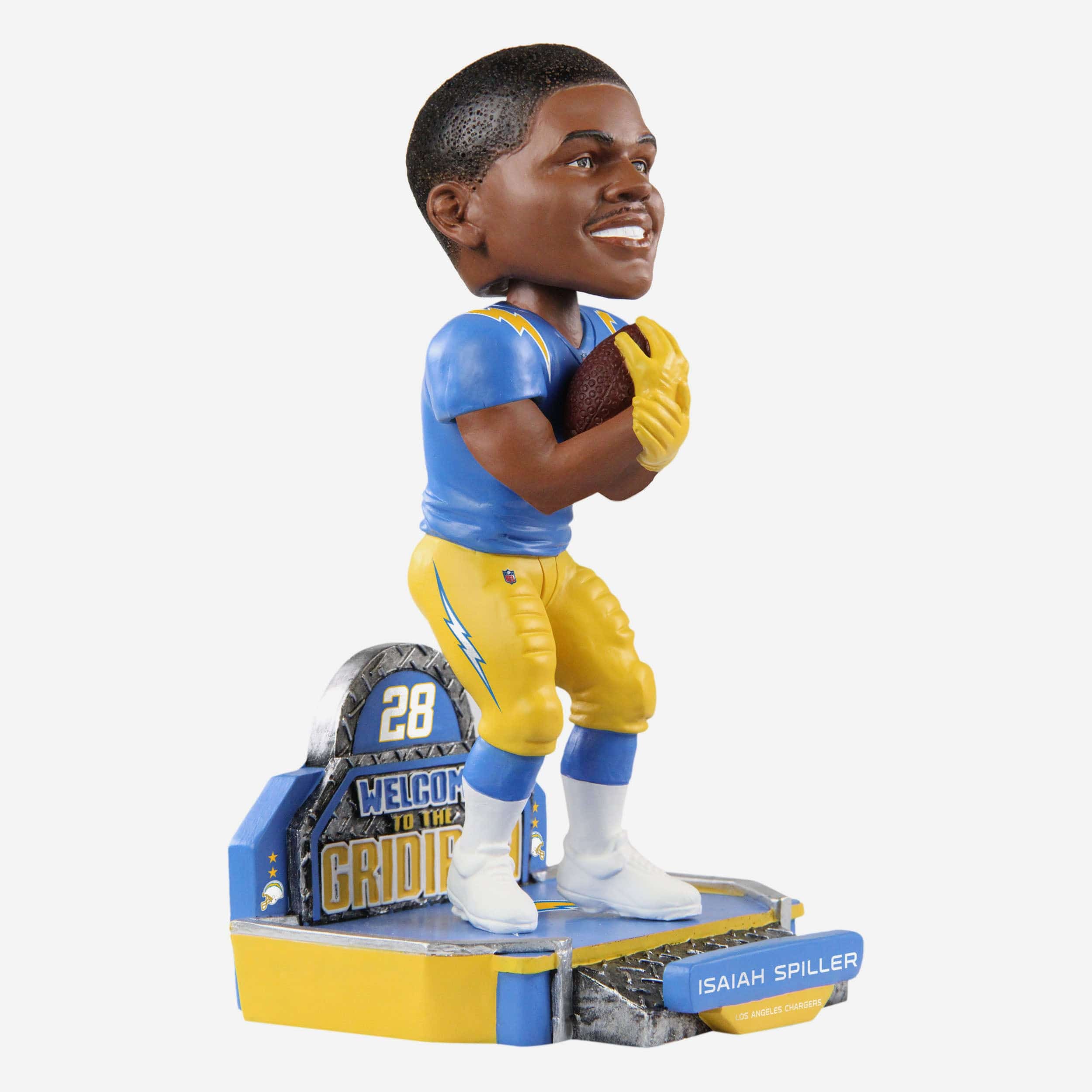 Isaiah Spiller Los Angeles Chargers NFL 2022 Rookie Series Bobblehead - Image 4