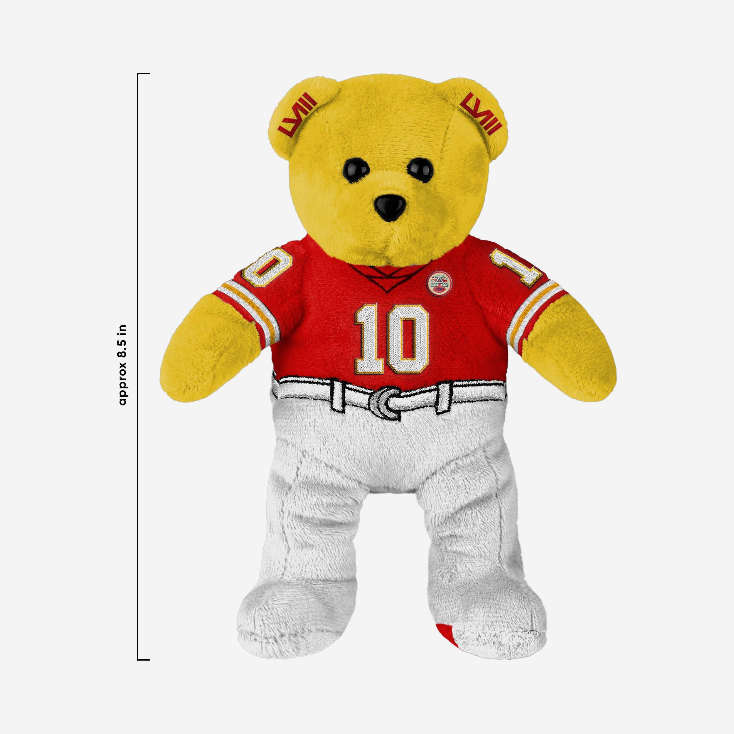 Isiah Pacheco Kansas City Chiefs Super Bowl LVIII Champions Team Beans Embroidered Player Bear - Image 3
