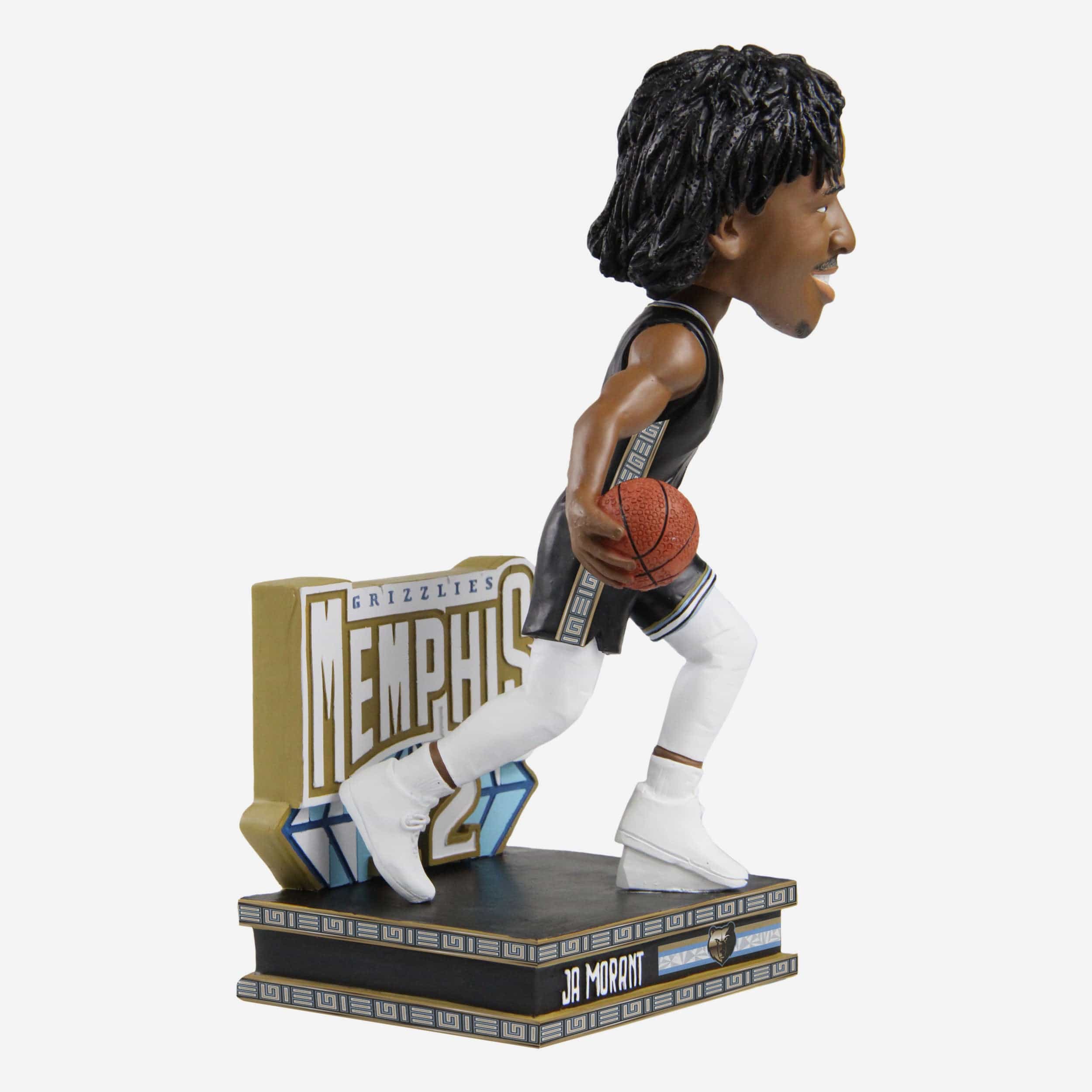 Ja Morant Memphis Grizzlies 2023 City Jersey Bobblehead - Image 4