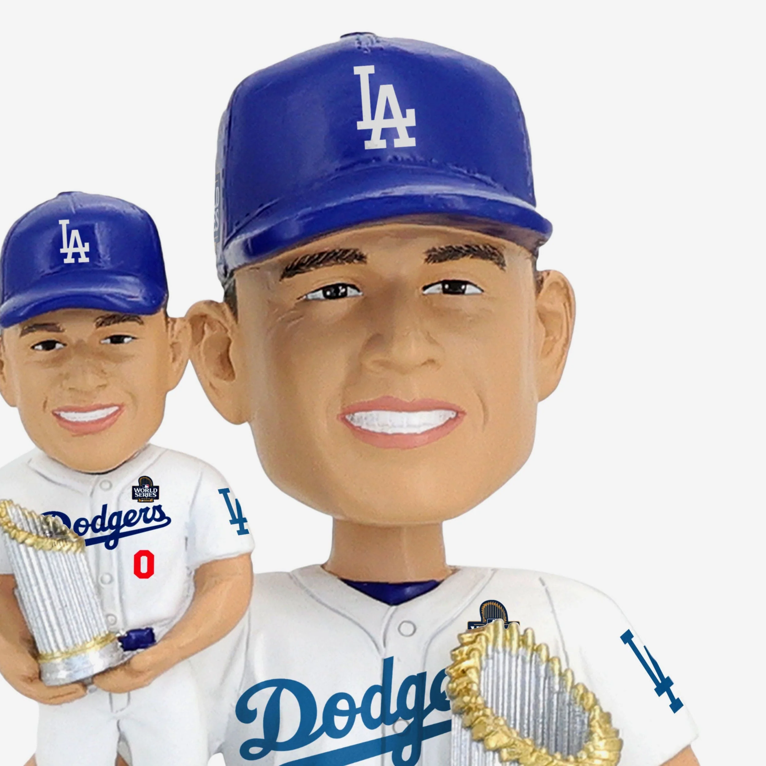 Jack Flaherty Los Angeles Dodgers 2024 World Series Champions Bobble Dubblz Bobblehead - Image 2