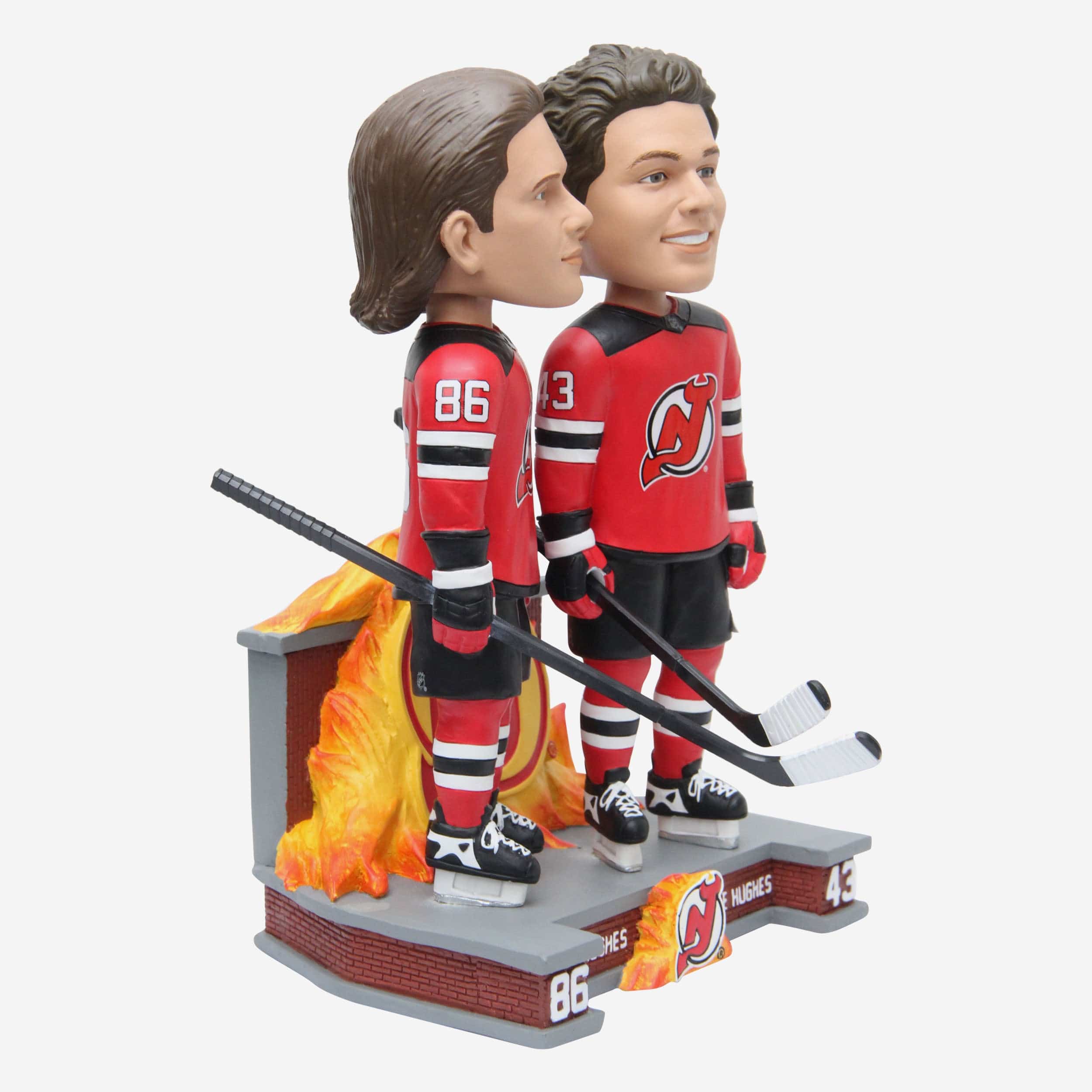 Jack Hughes & Luke Hughes New Jersey Devils Brothers Bobblehead - Image 5