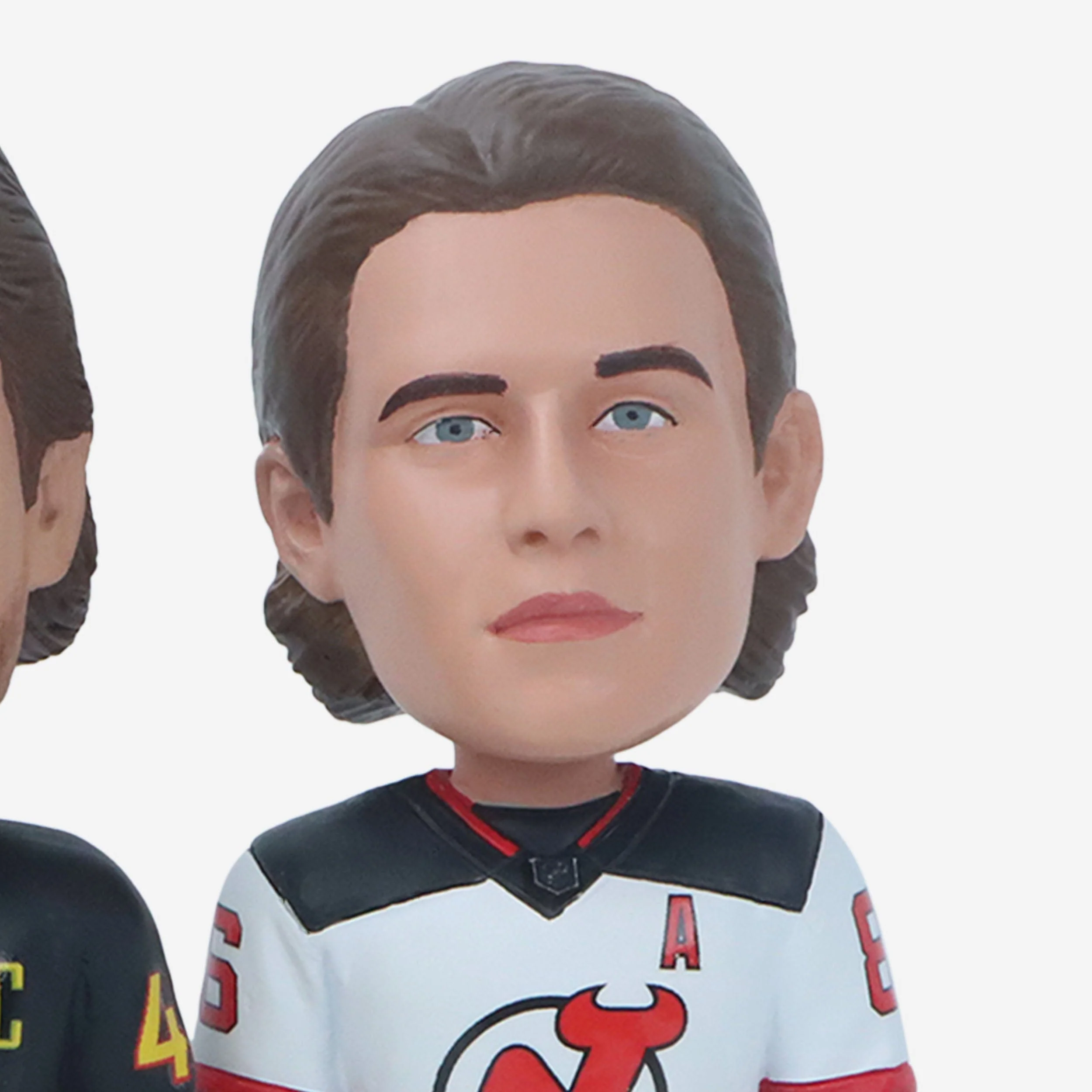 Jack Hughes & Luke Hughes & Quinn Hughes New Jersey Devils & Vancouver Canucks Mini Bobblehead Scene - Image 2