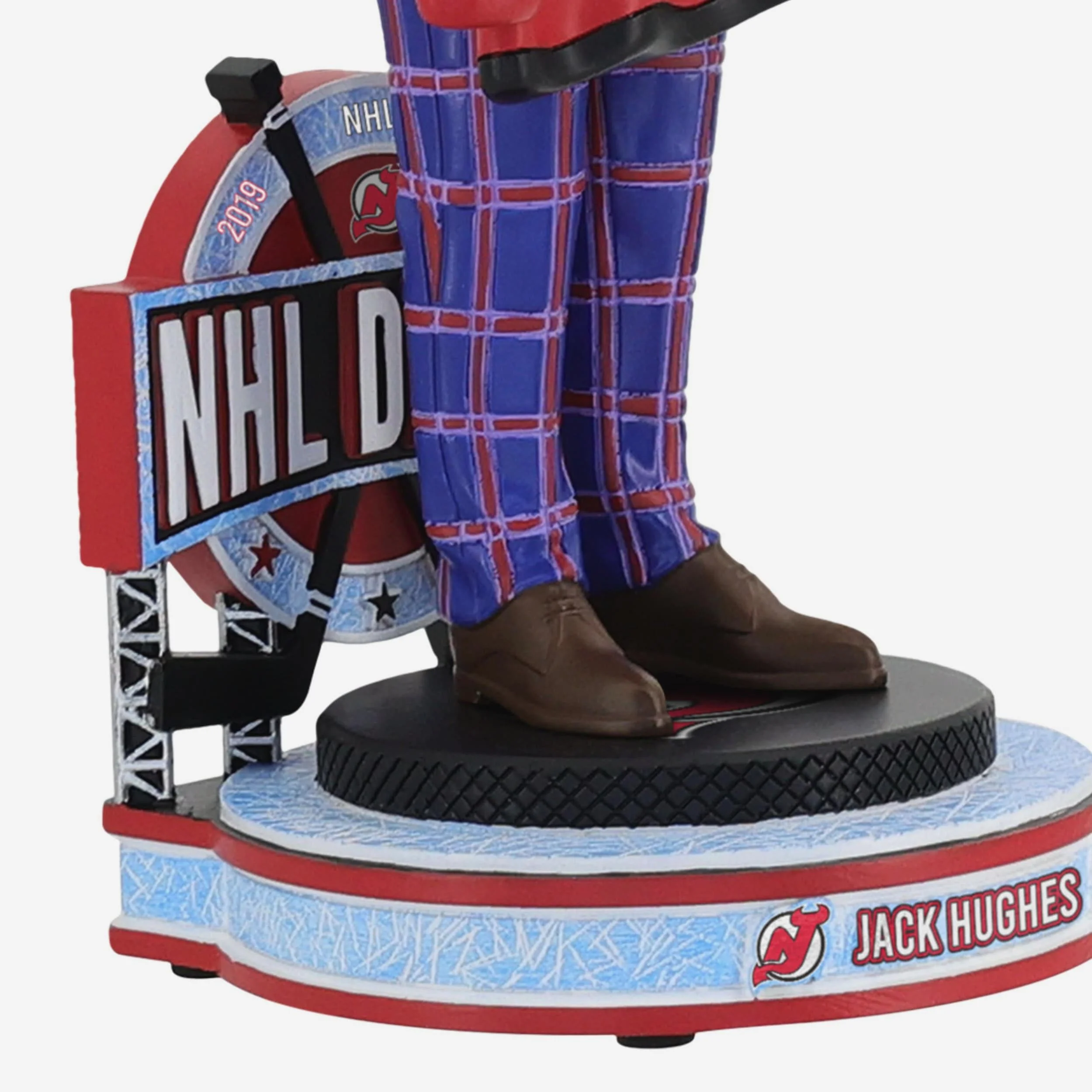 Jack Hughes New Jersey Devils 2019 NHL Draft Pick Bobblehead - Image 3