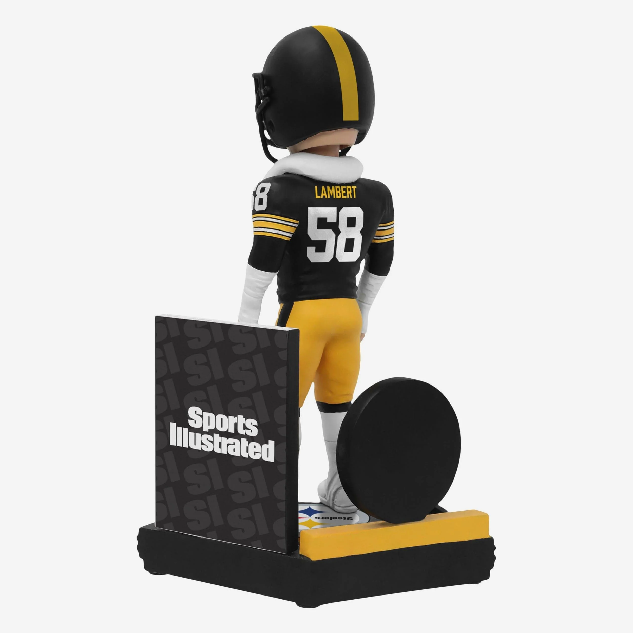 Jack Lambert Pittsburgh Steelers Man Of Steel 1984 Sports Illustrated Cover Bobblehead - Image 6