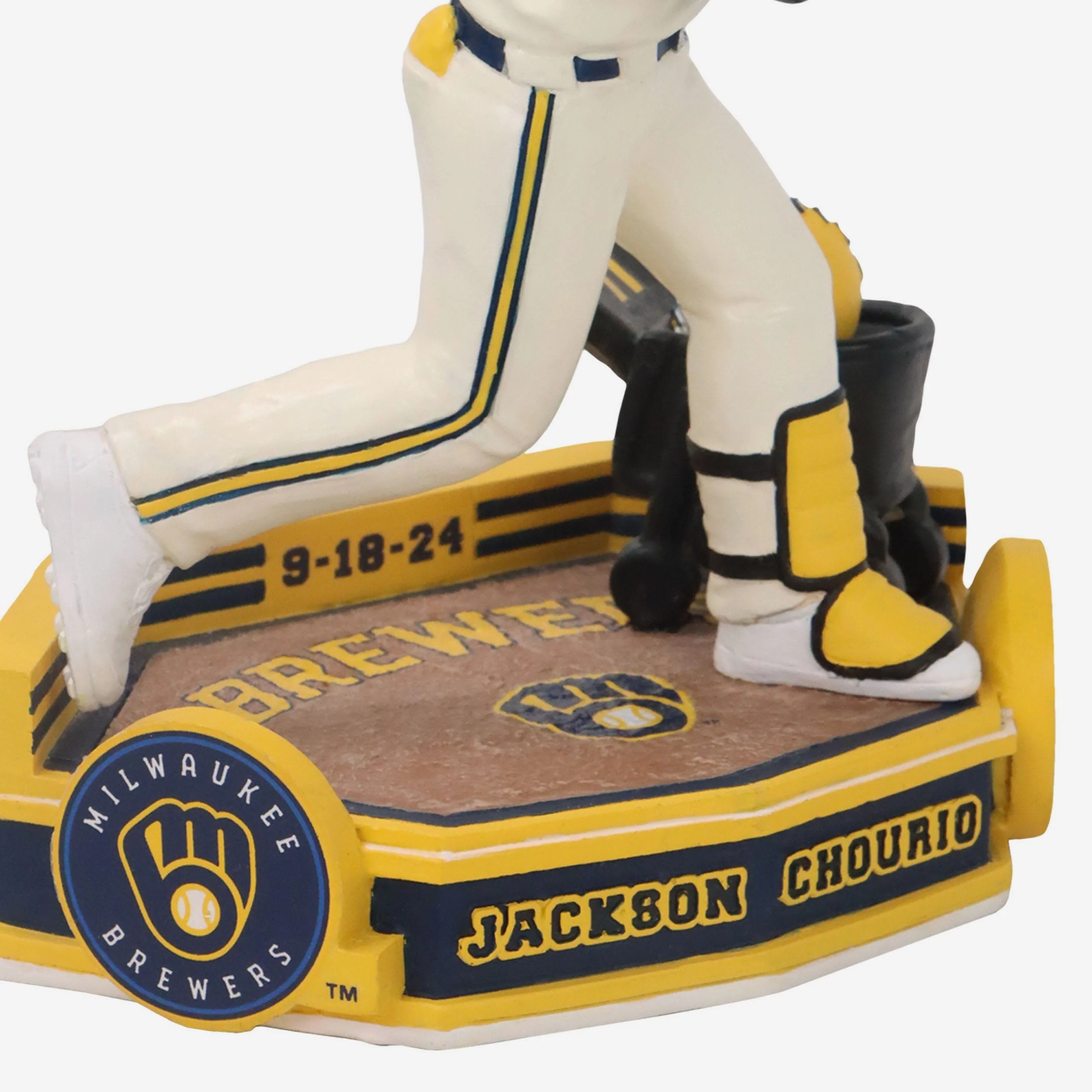 Jackson Chourio Milwaukee Brewers Baby Carriage Celebration Bobblehead - Image 3
