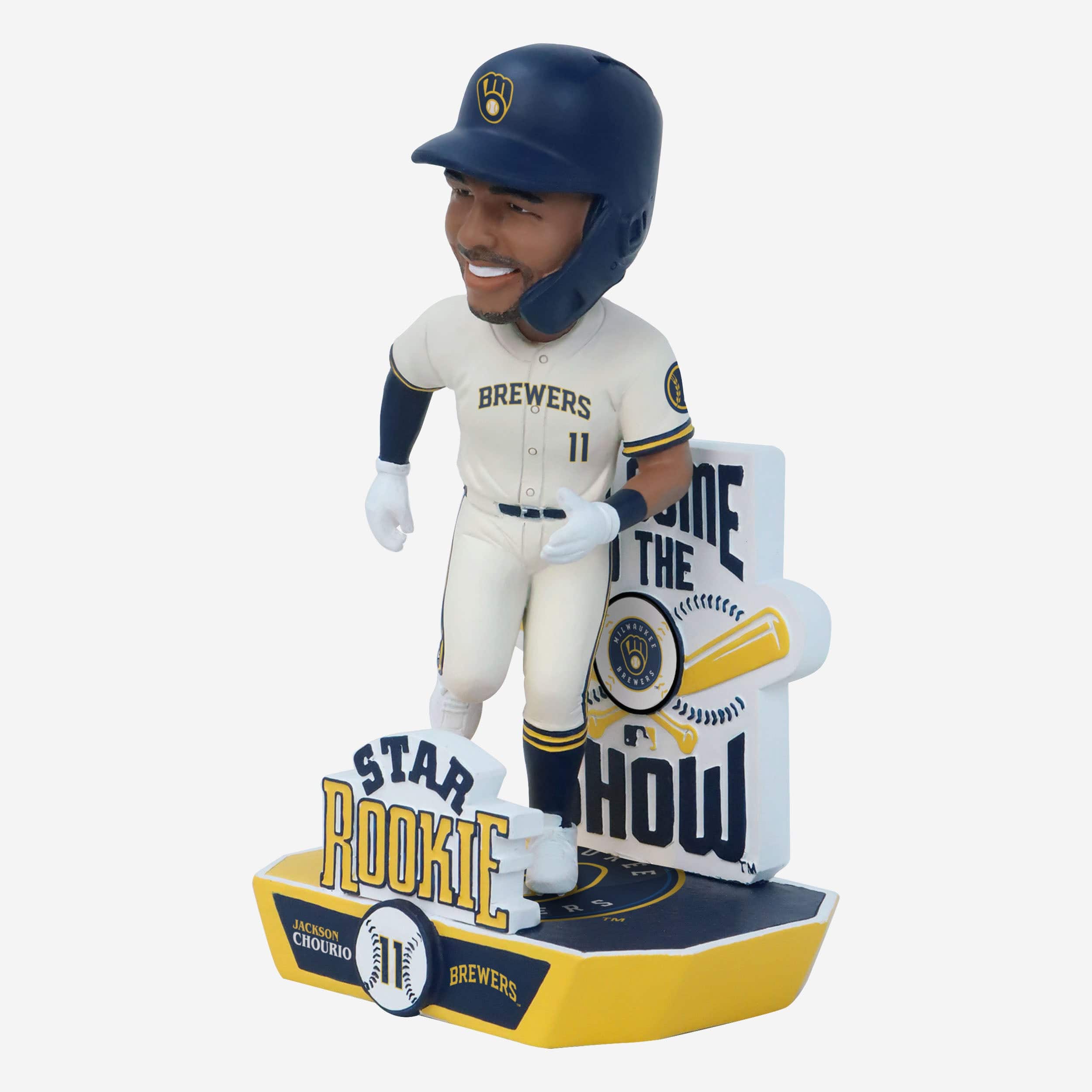 Jackson Chourio Milwaukee Brewers Star Rookie Bobblehead - Image 4