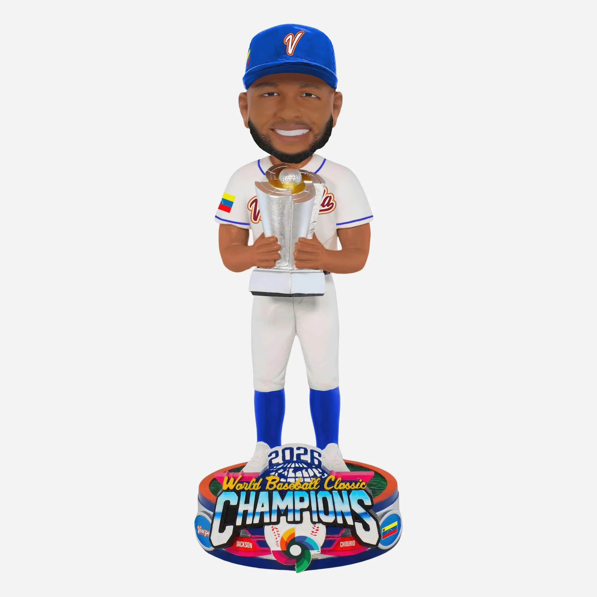 Jackson Chourio Venezuela 2026 World Baseball Classic Champions Bobblehead