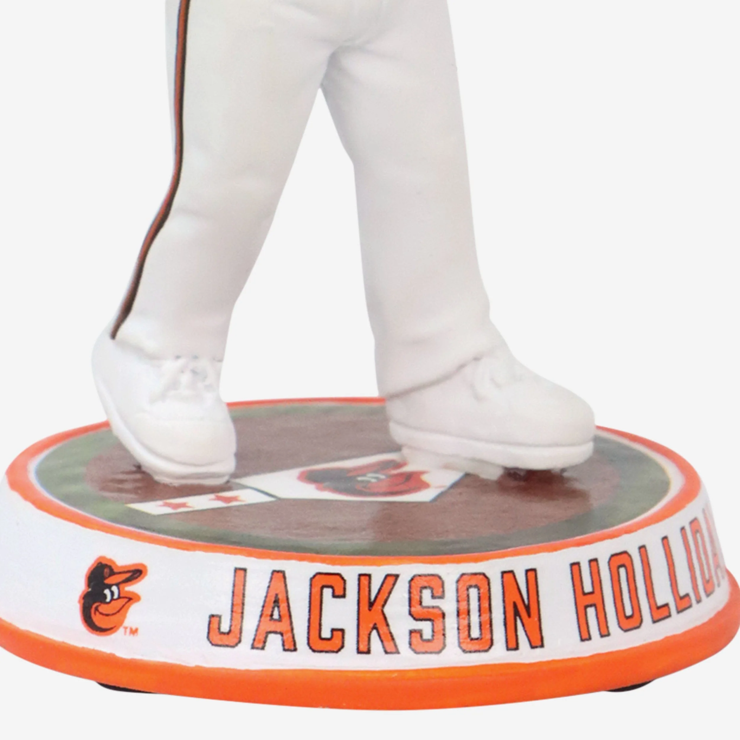 Jackson Holliday Baltimore Orioles Field Stripe Mini Bighead Bobblehead - Image 3