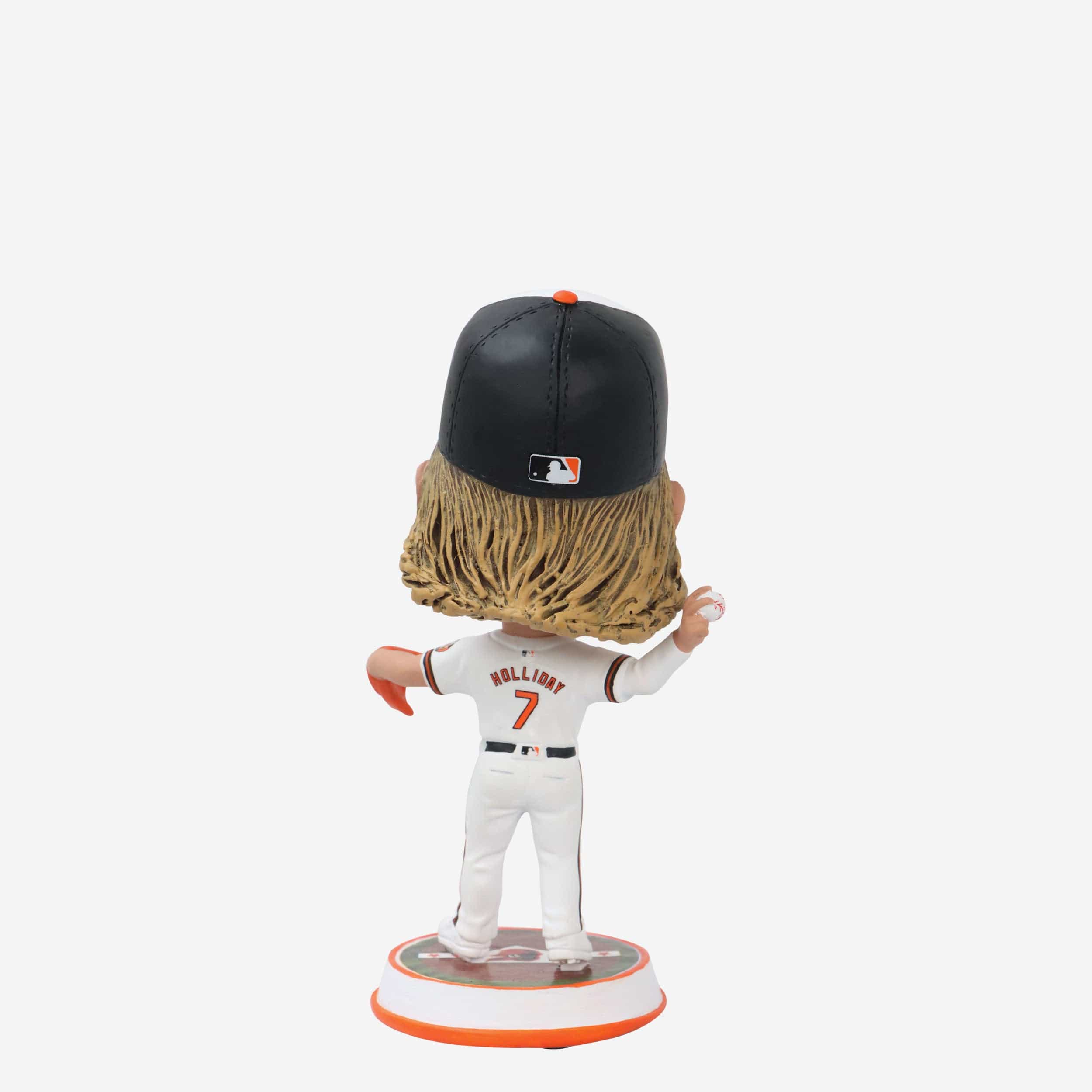 Jackson Holliday Baltimore Orioles Field Stripe Mini Bighead Bobblehead - Image 5