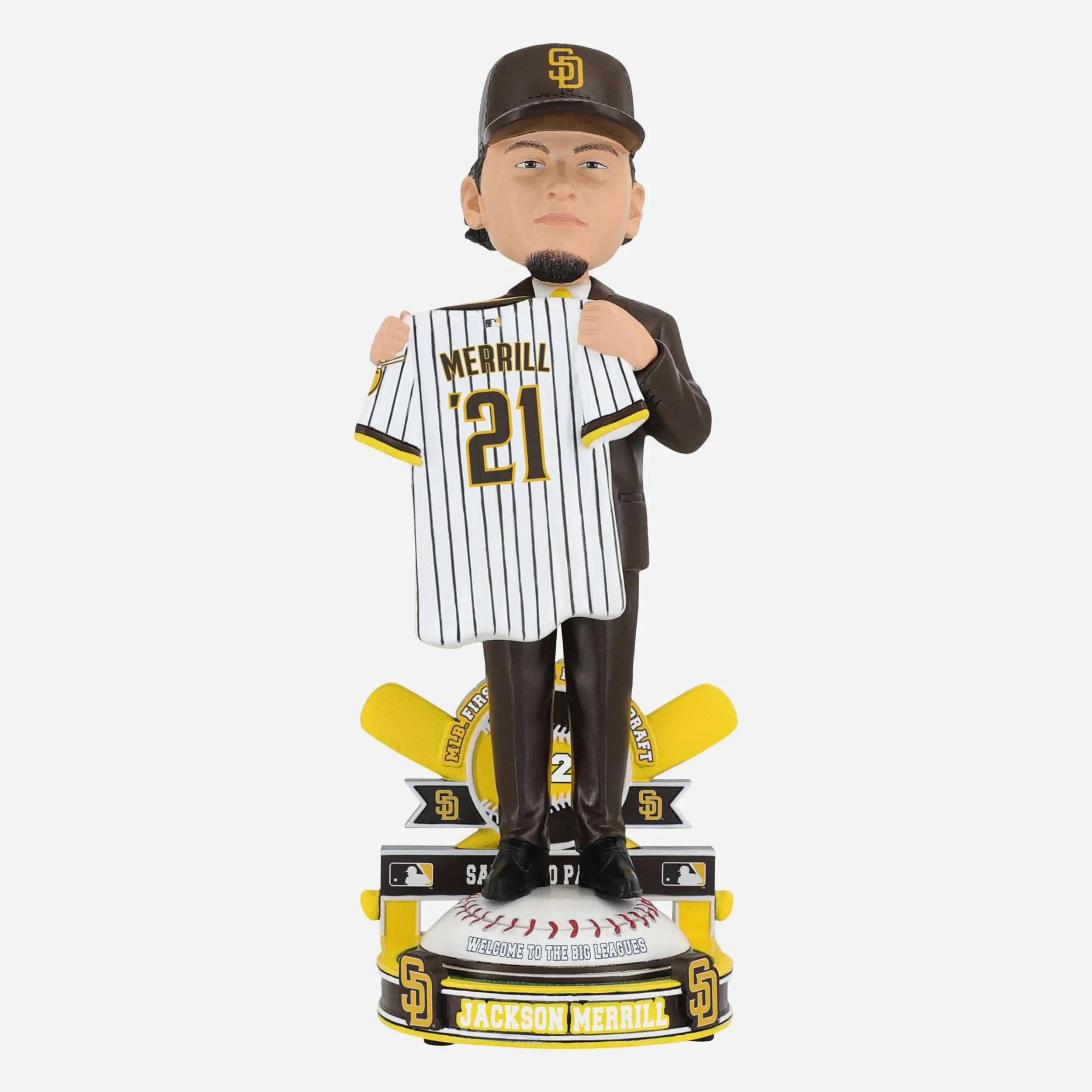 Jackson Merrill San Diego Padres 2021 MLB Draft Pick Bobblehead