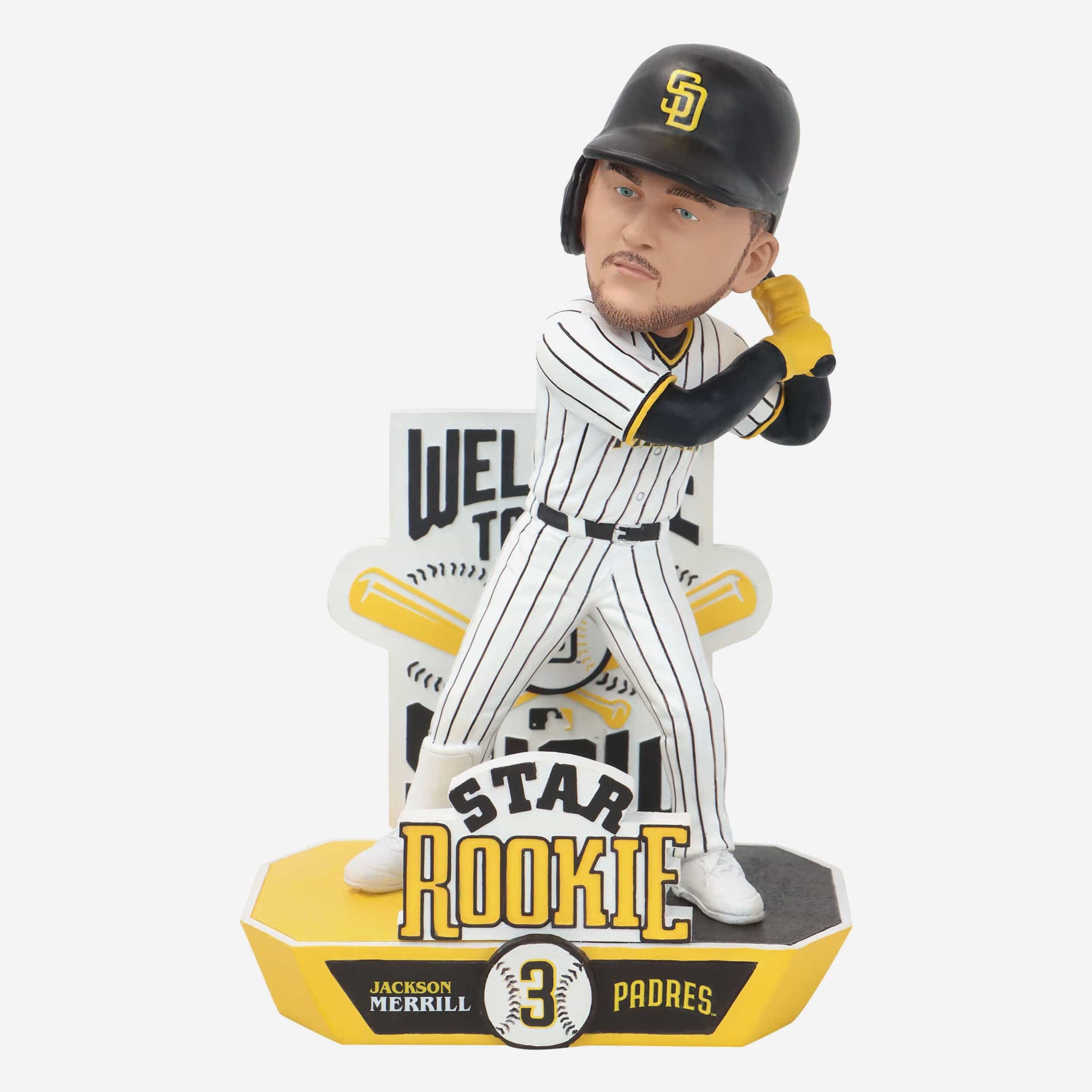 Jackson Merrill San Diego Padres Star Rookie Bobblehead