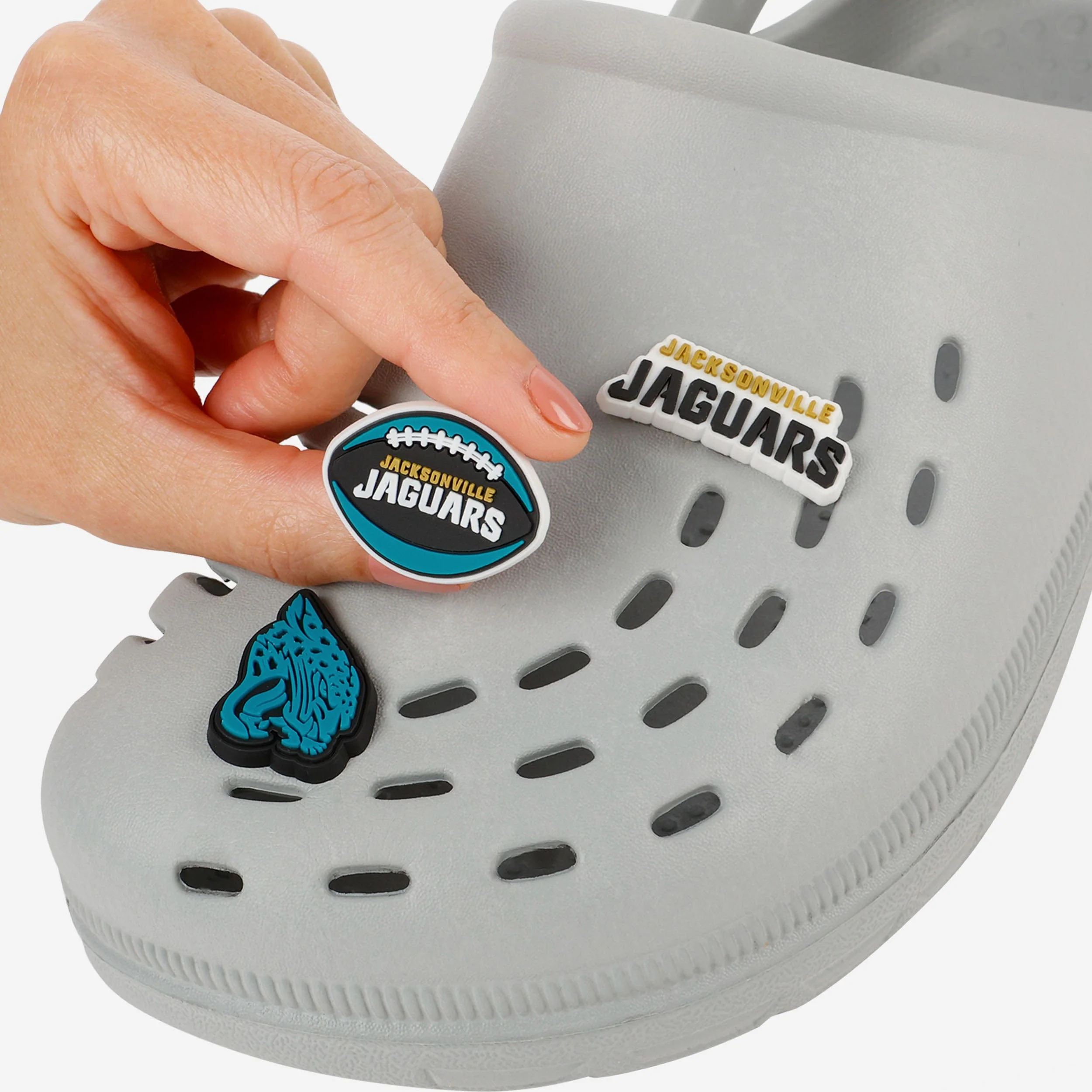 Jacksonville Jaguars 10 Pack Team Clog Charms - Image 3